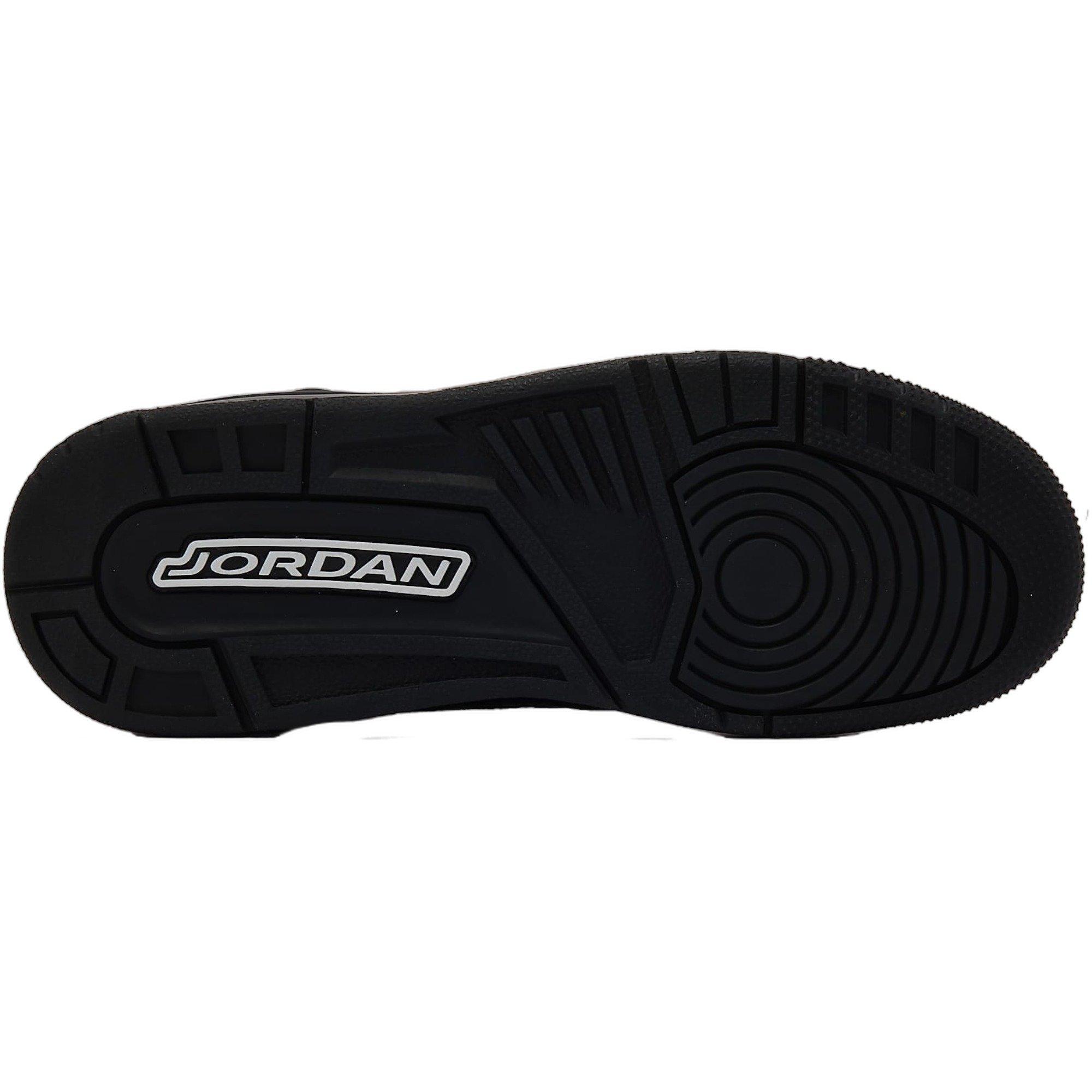 Jordan Spizike Low "Black/Metallic Silver" Grade School Boys' Shoe - BLACK/SILVER Thumbnail View 6
