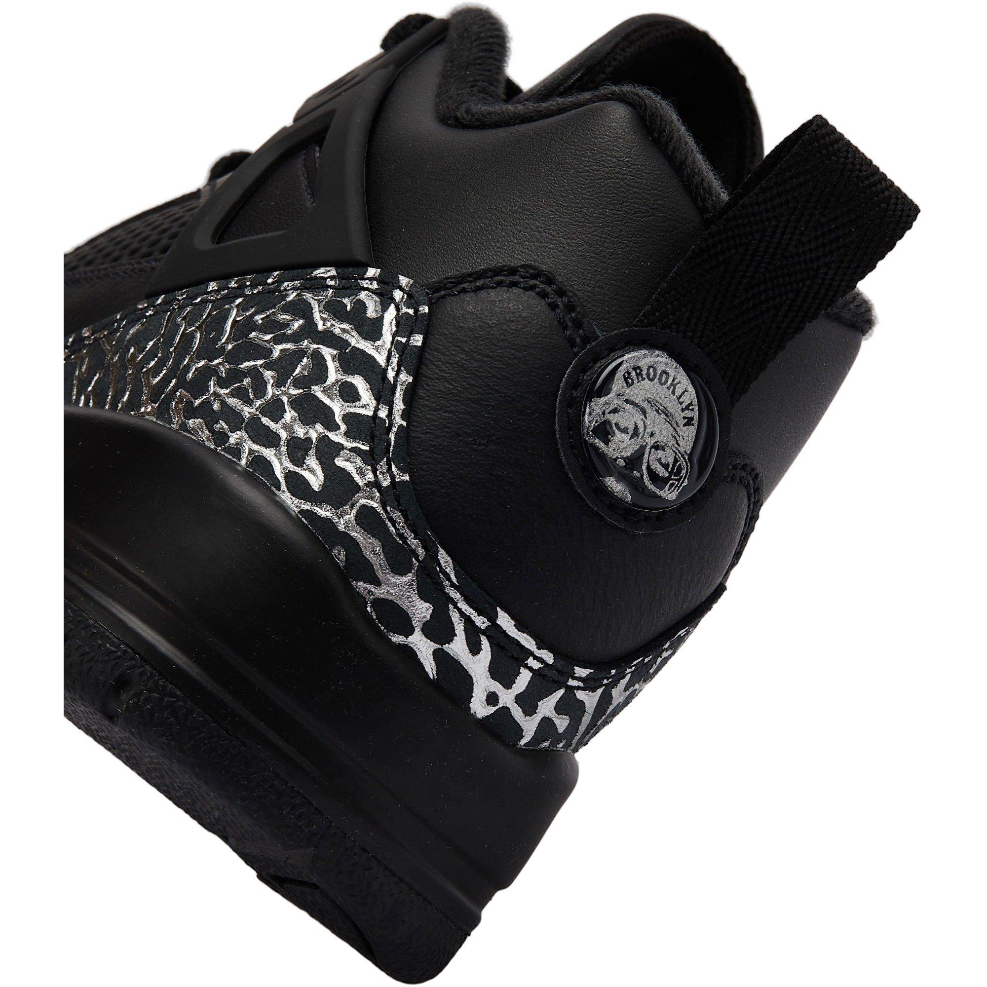 Jordan Spizike Low "Black/Metallic Silver" Grade School Boys' Shoe - BLACK/SILVER Thumbnail View 7