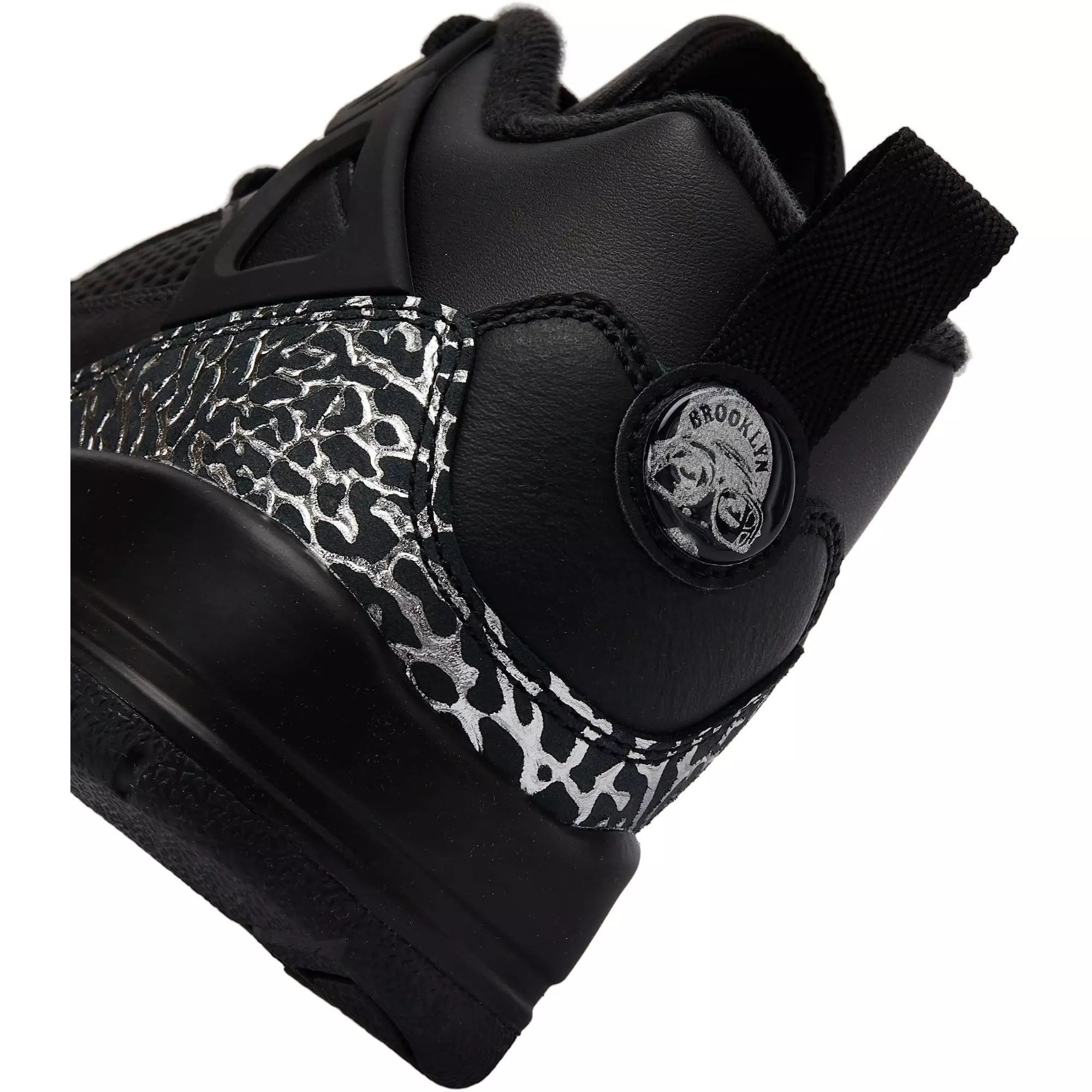 Jordan Spizike Low "Black/Metallic Silver" Grade School Boys' Shoe - BLACK/SILVER