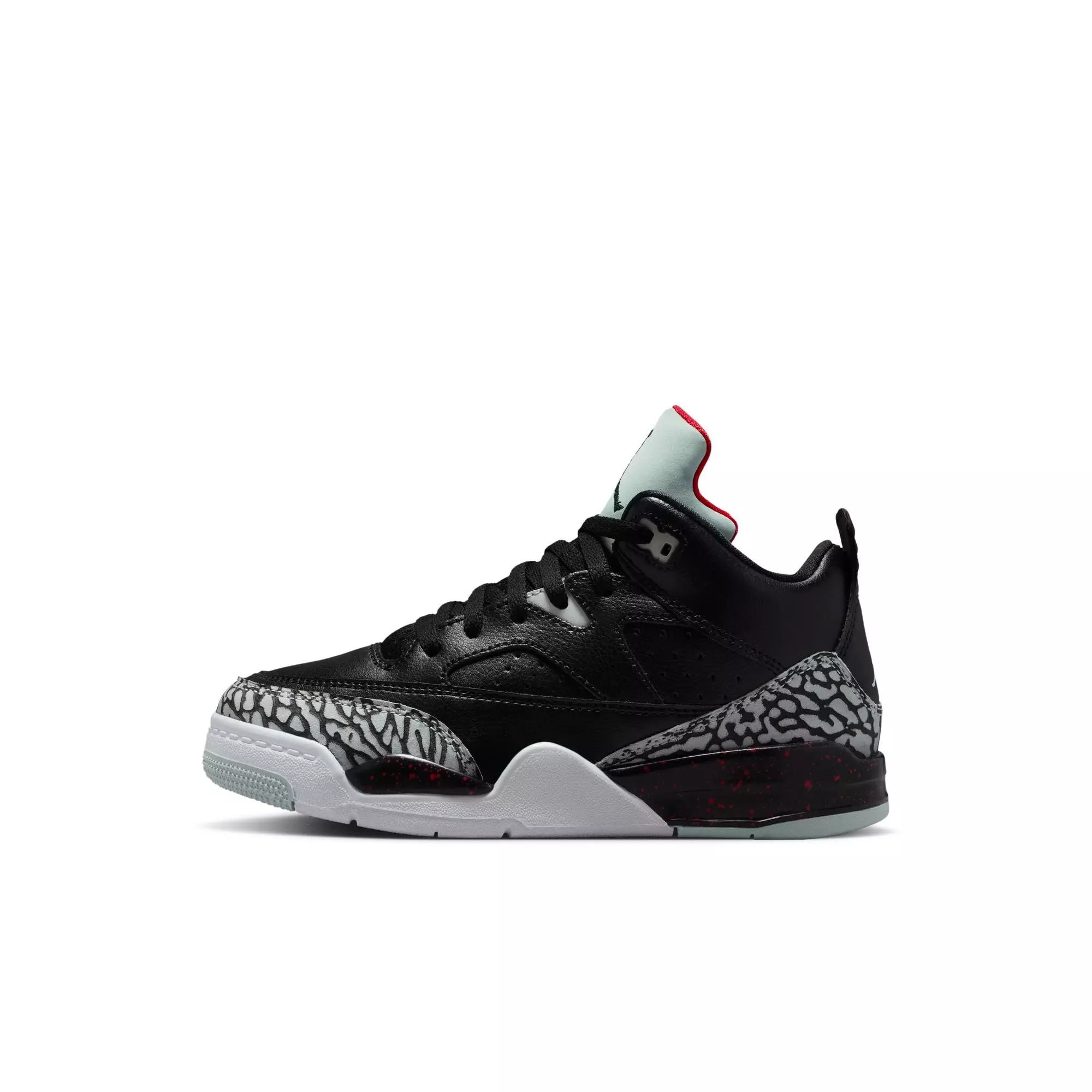Jordan Son of Mars Low "Black/Cement Grey/University Red" Preschool Boys' Shoe - BLACK