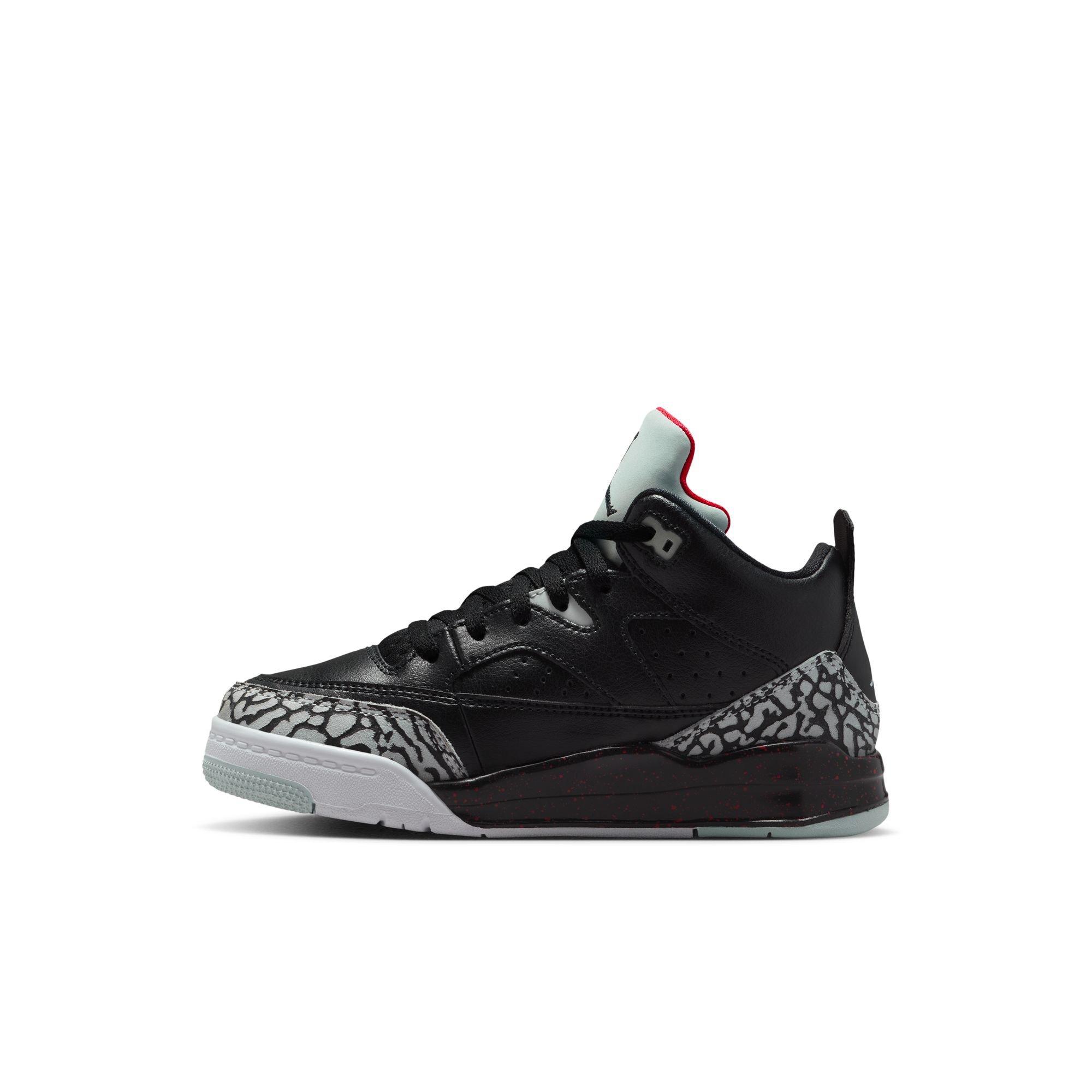 Jordan Son of Mars Low "Black/Cement Grey/University Red" Preschool Boys' Shoe - BLACK Thumbnail View 4