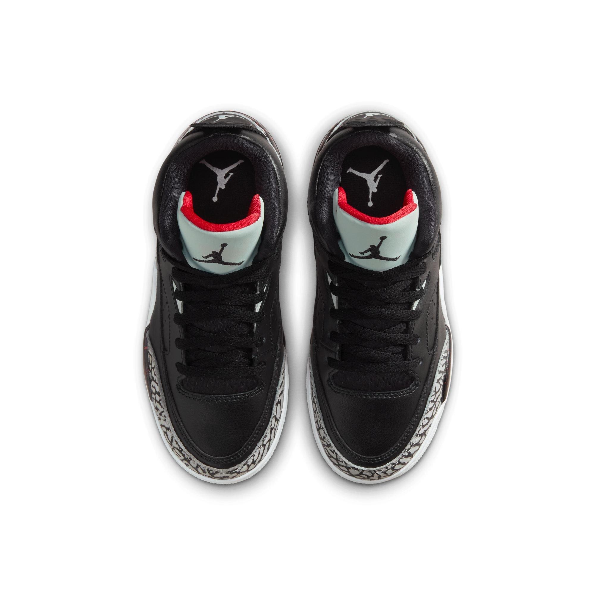 Jordan Son of Mars Low "Black/Cement Grey/University Red" Preschool Boys' Shoe - BLACK Thumbnail View 6