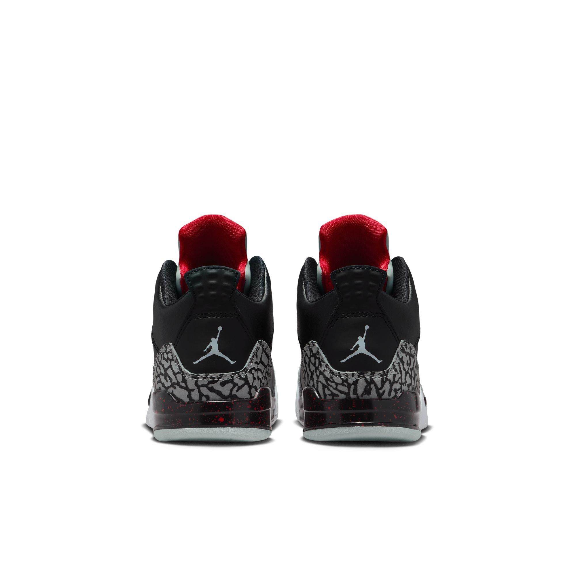 Jordan Son of Mars Low "Black/Cement Grey/University Red" Preschool Boys' Shoe - BLACK Thumbnail View 7