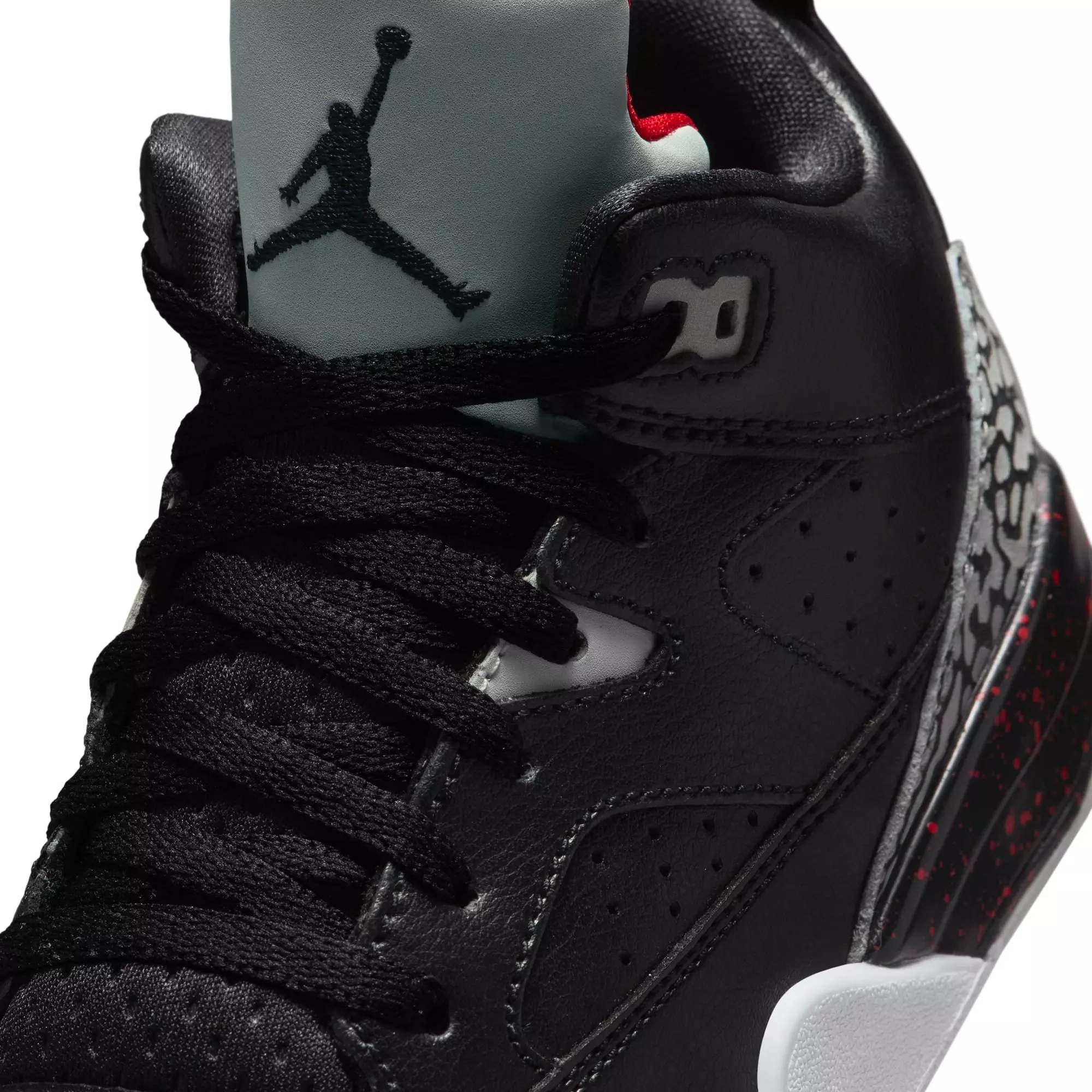 Jordan Son of Mars Low "Black/Cement Grey/University Red" Preschool Boys' Shoe - BLACK