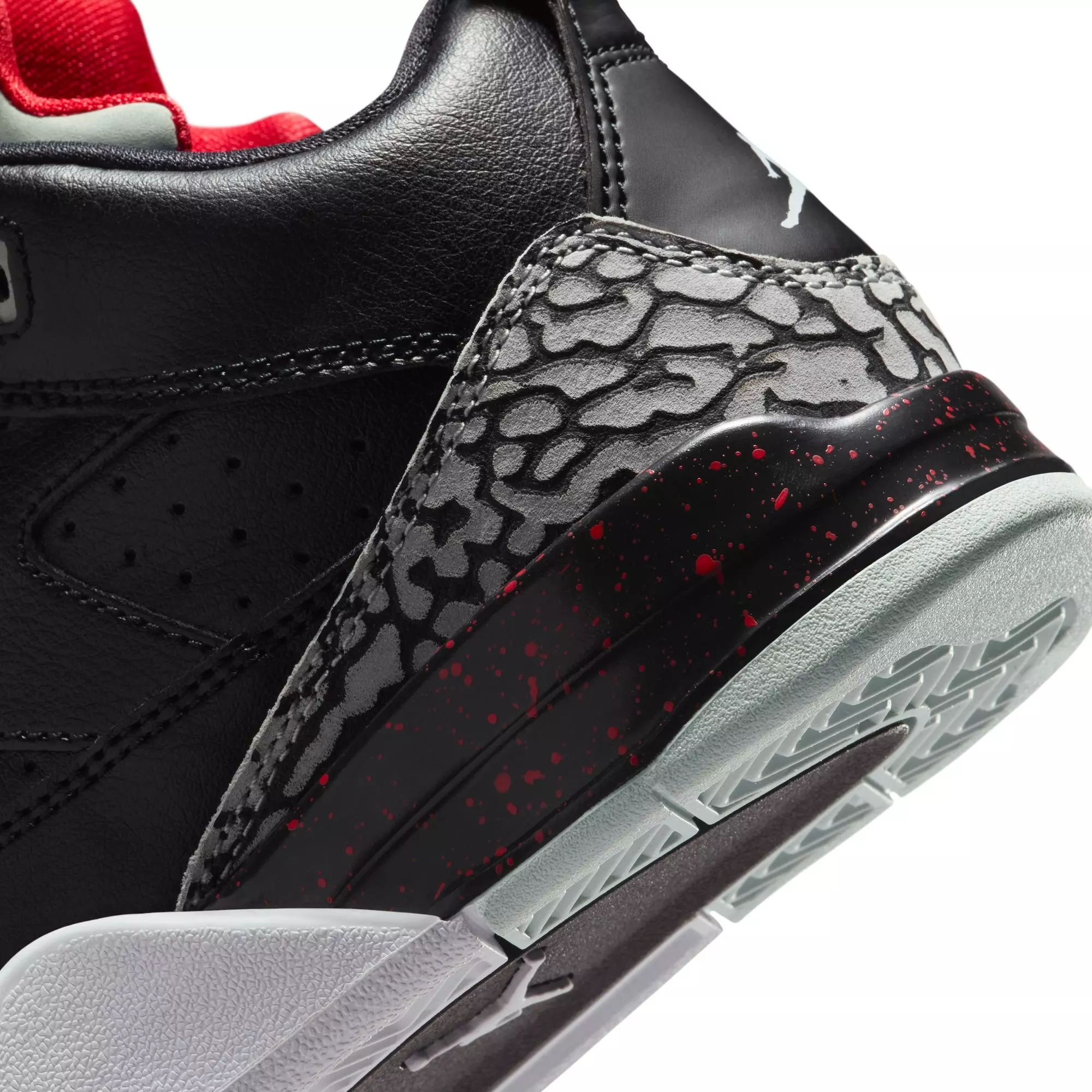 Jordan Son of Mars Low "Black/Cement Grey/University Red" Preschool Boys' Shoe - BLACK
