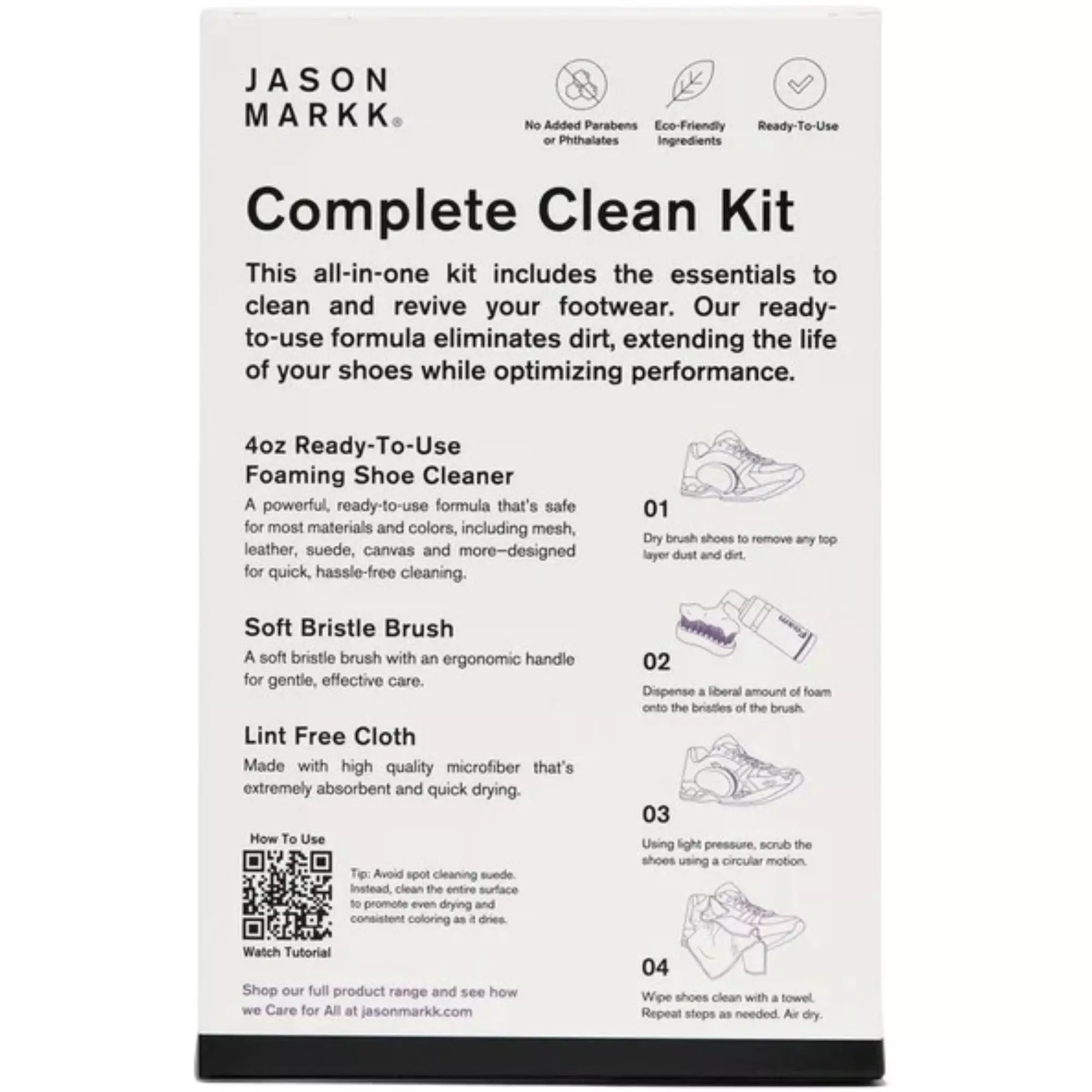 Jason Markk Complete Clean Shoe Kit - AS SHOWN