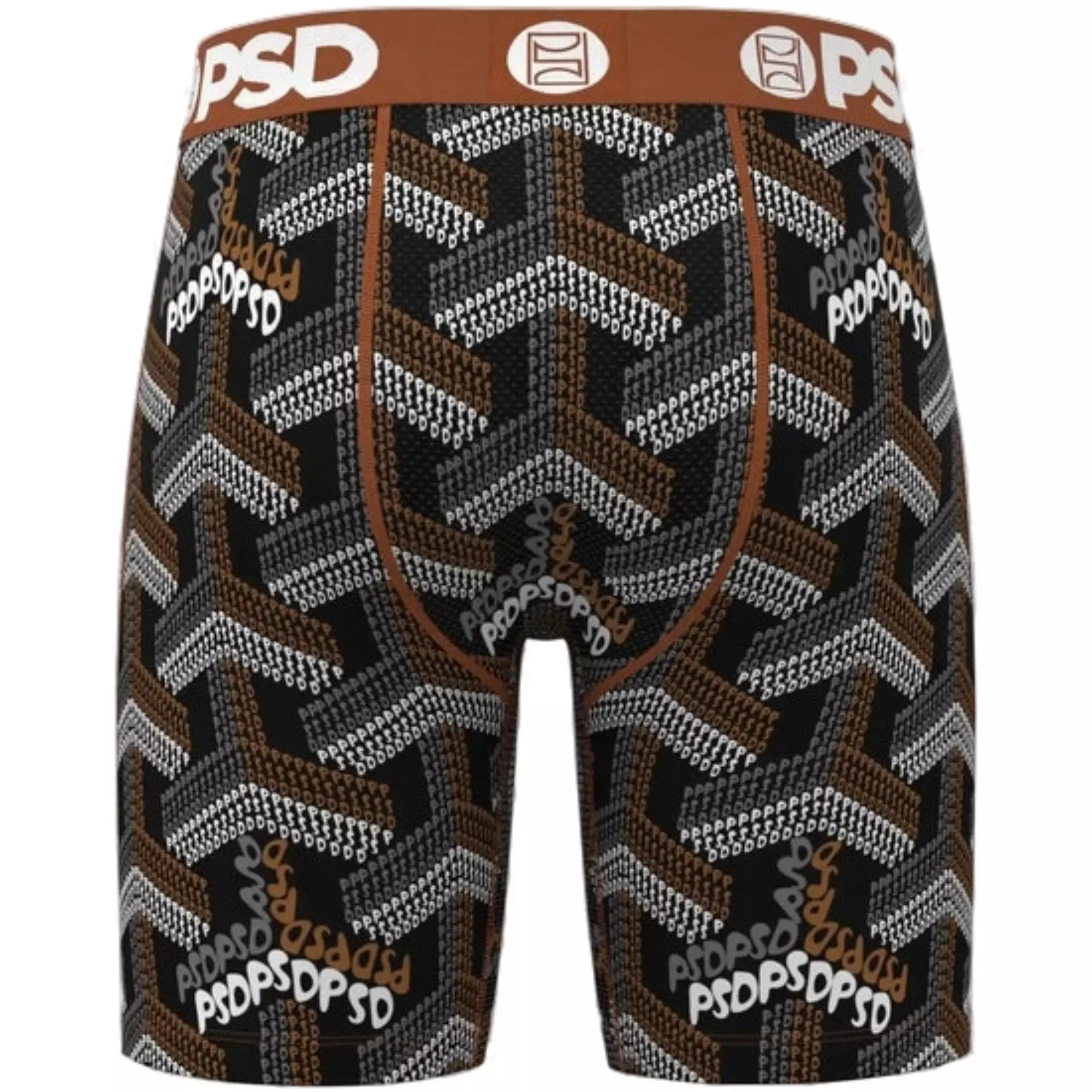 PSD Men's Labryinth Underwear - BLACK/BROWN