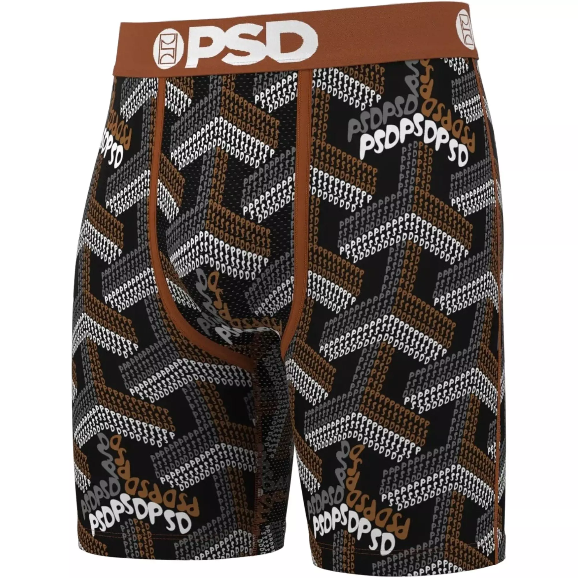PSD Men's Labryinth Underwear - BLACK/BROWN