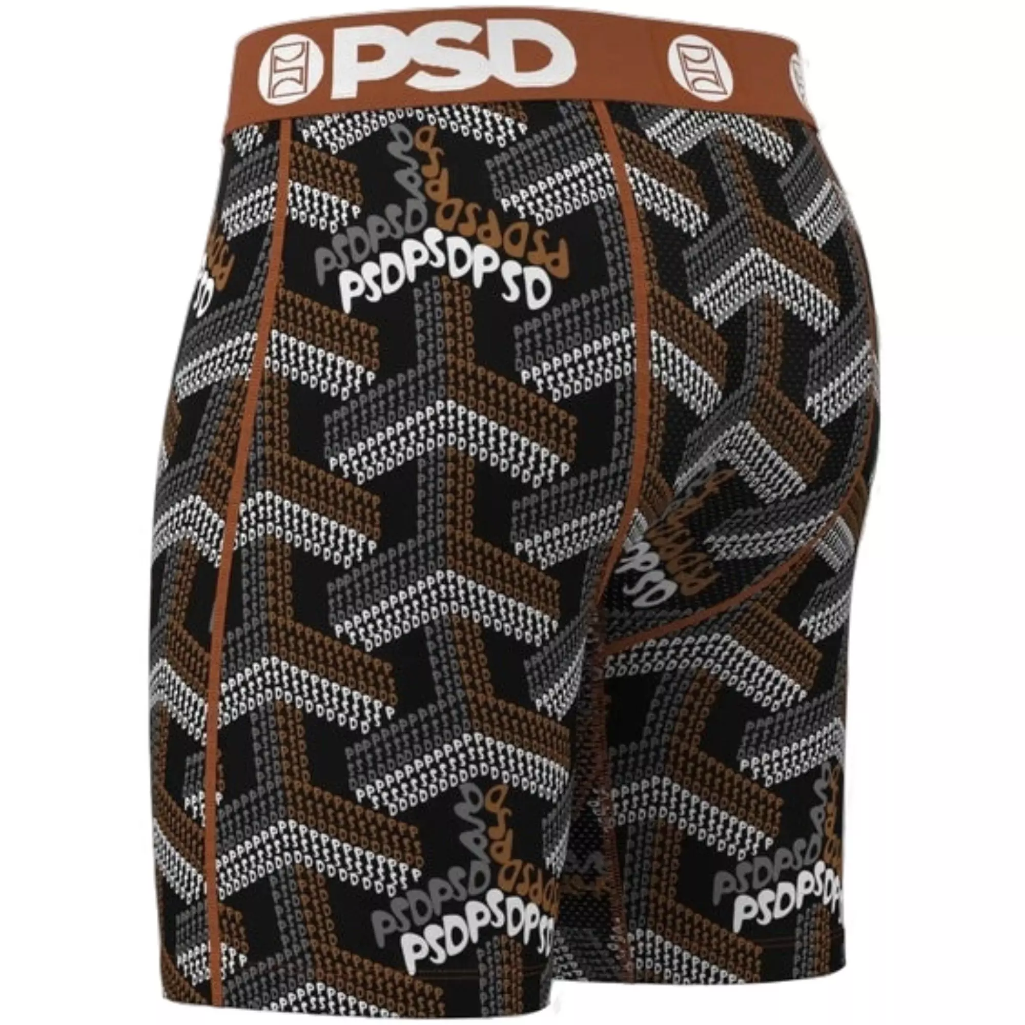 PSD Men's Labryinth Underwear - BLACK/BROWN