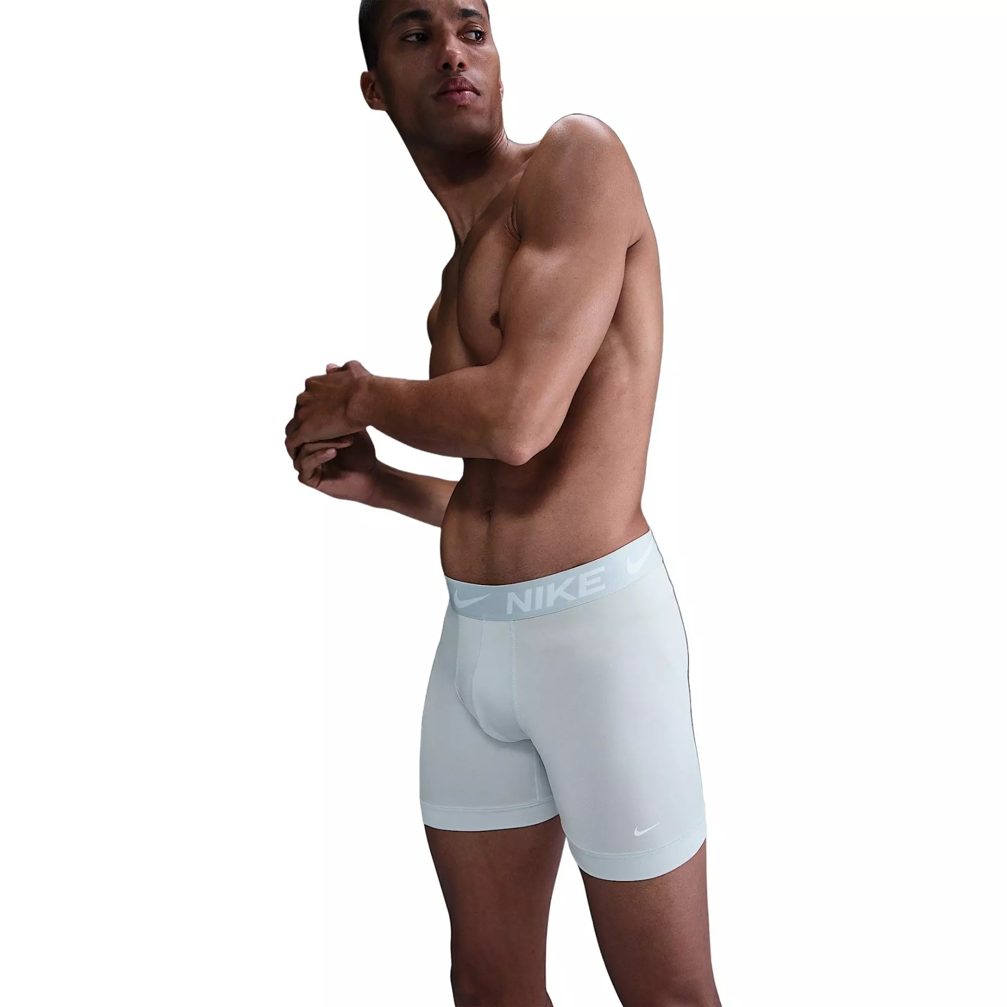 Nike Men's Essential Micro Dri-FIT Underwear (3 Pack) - Grey - GREY