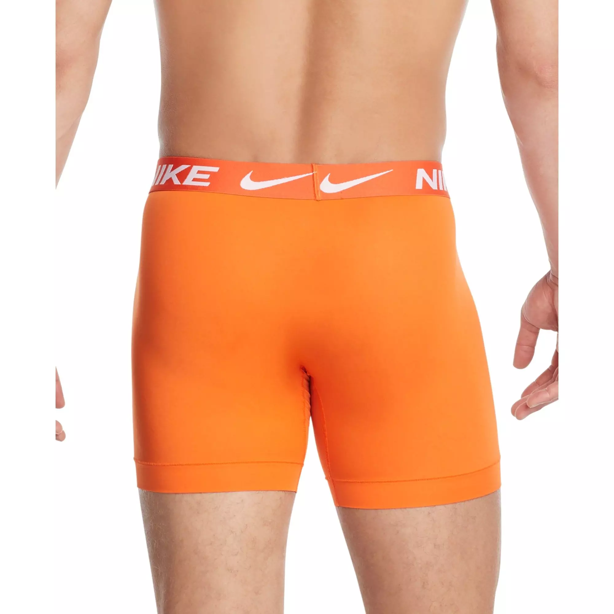 Nike Men's Dri-FIT Essential Micro Underwear (3 Pack) - Orange - ORANGE