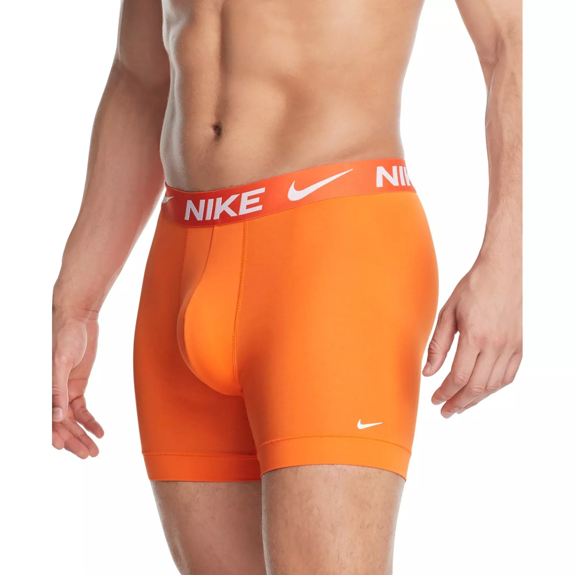 Nike Men's Dri-FIT Essential Micro Underwear (3 Pack) - Orange - ORANGE