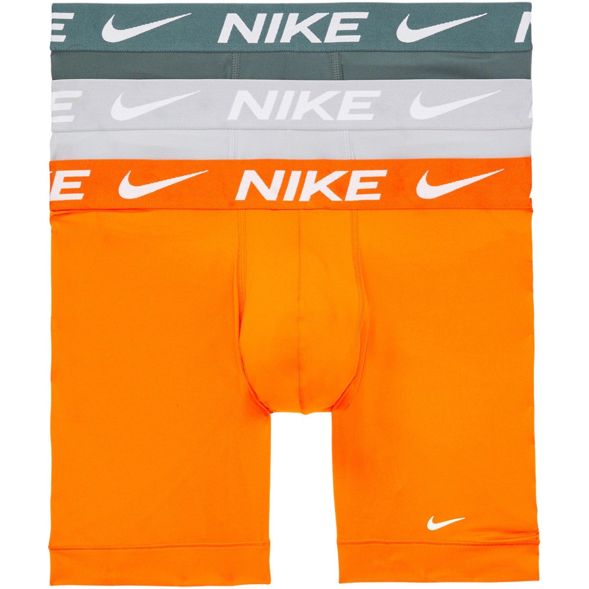 Nike Men's Dri-FIT Essential Micro Underwear (3 Pack) - Orange - ORANGE Thumbnail View 4