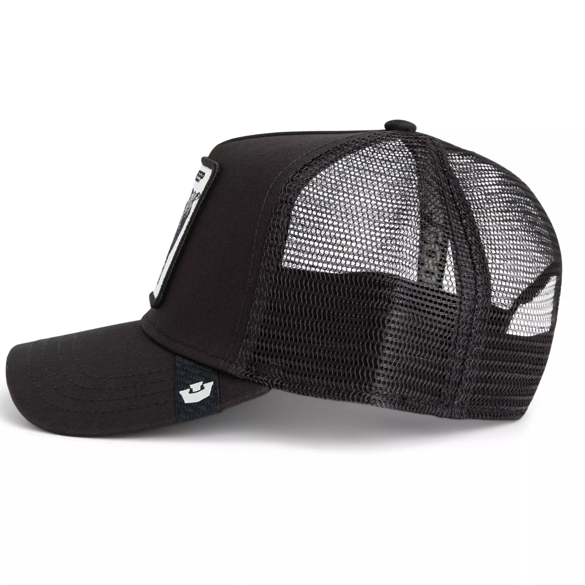 Goorin' Bros Black Sheep Trucker Snapback Hat-Black - BLACK