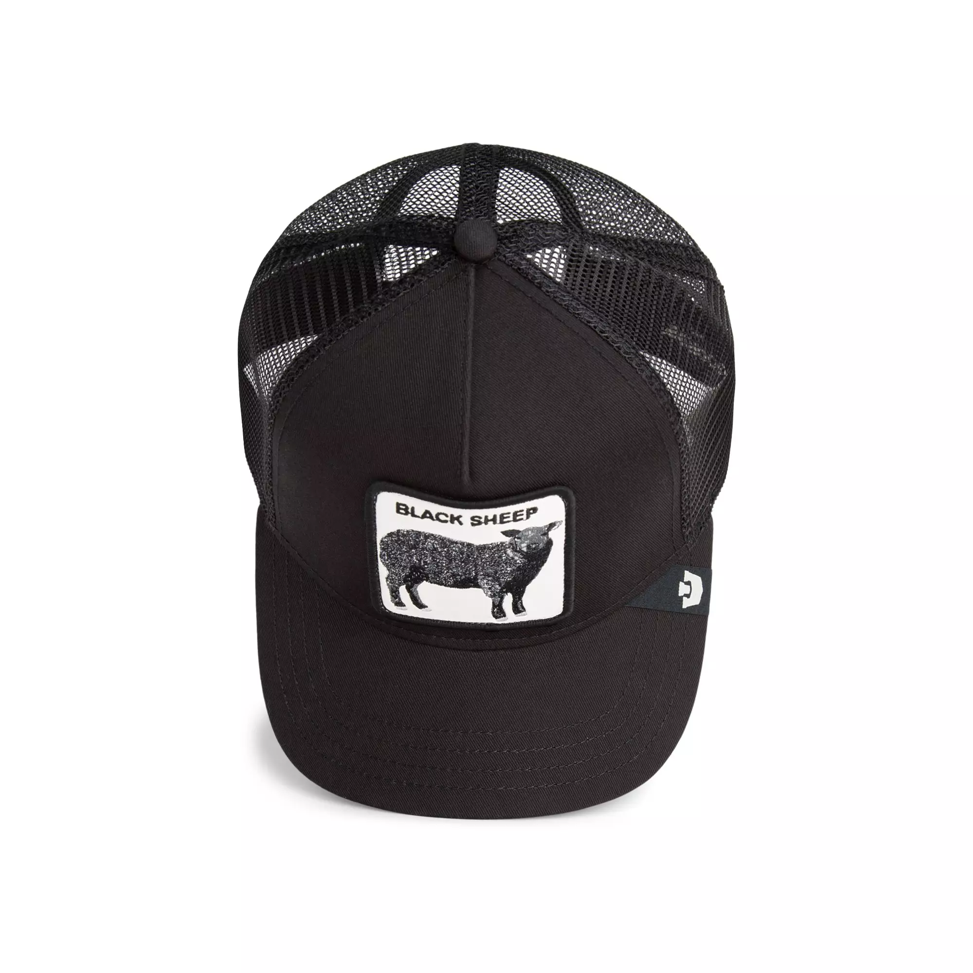 Goorin' Bros Black Sheep Trucker Snapback Hat-Black - BLACK