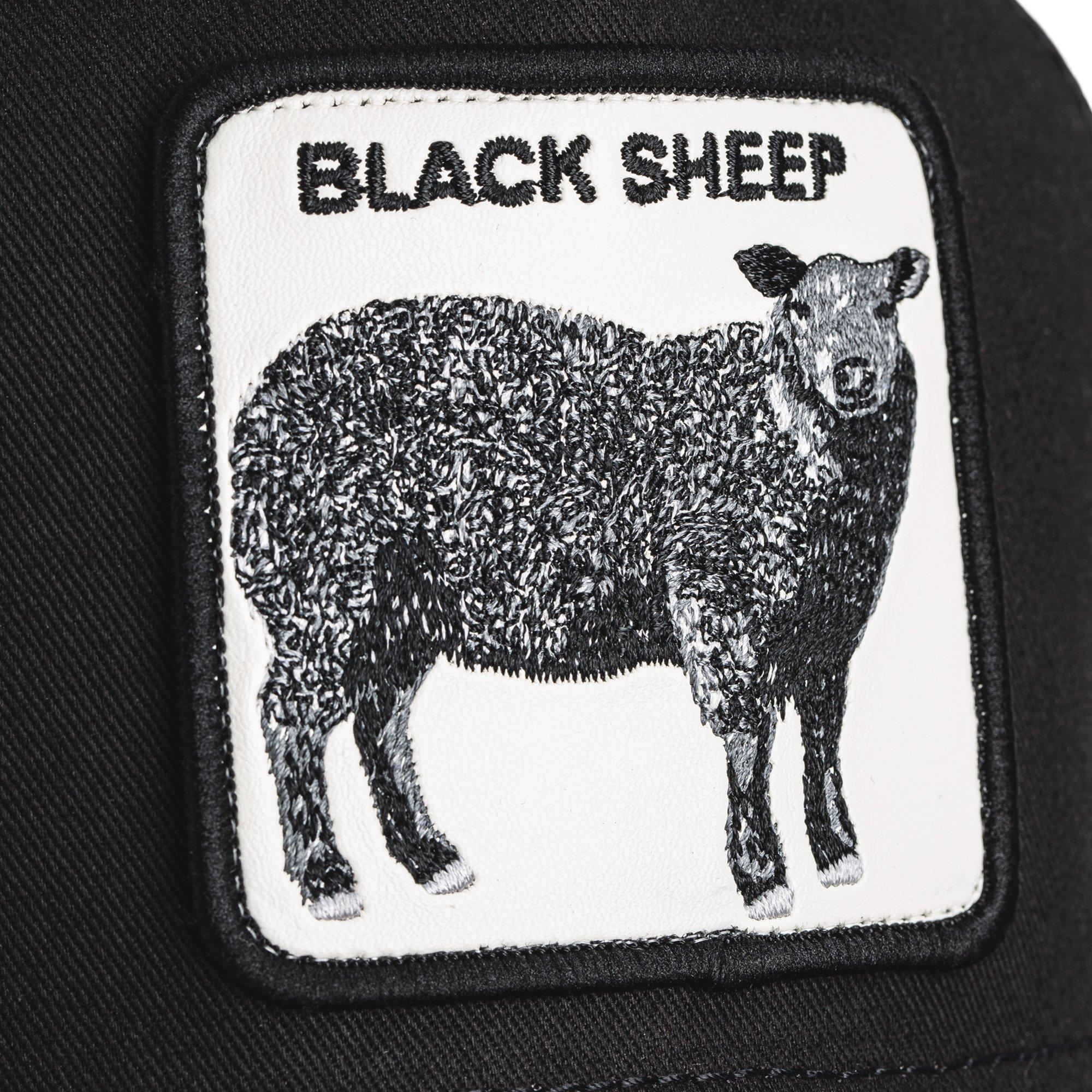 Goorin' Bros Black Sheep Trucker Snapback Hat-Black - BLACK Thumbnail View 8