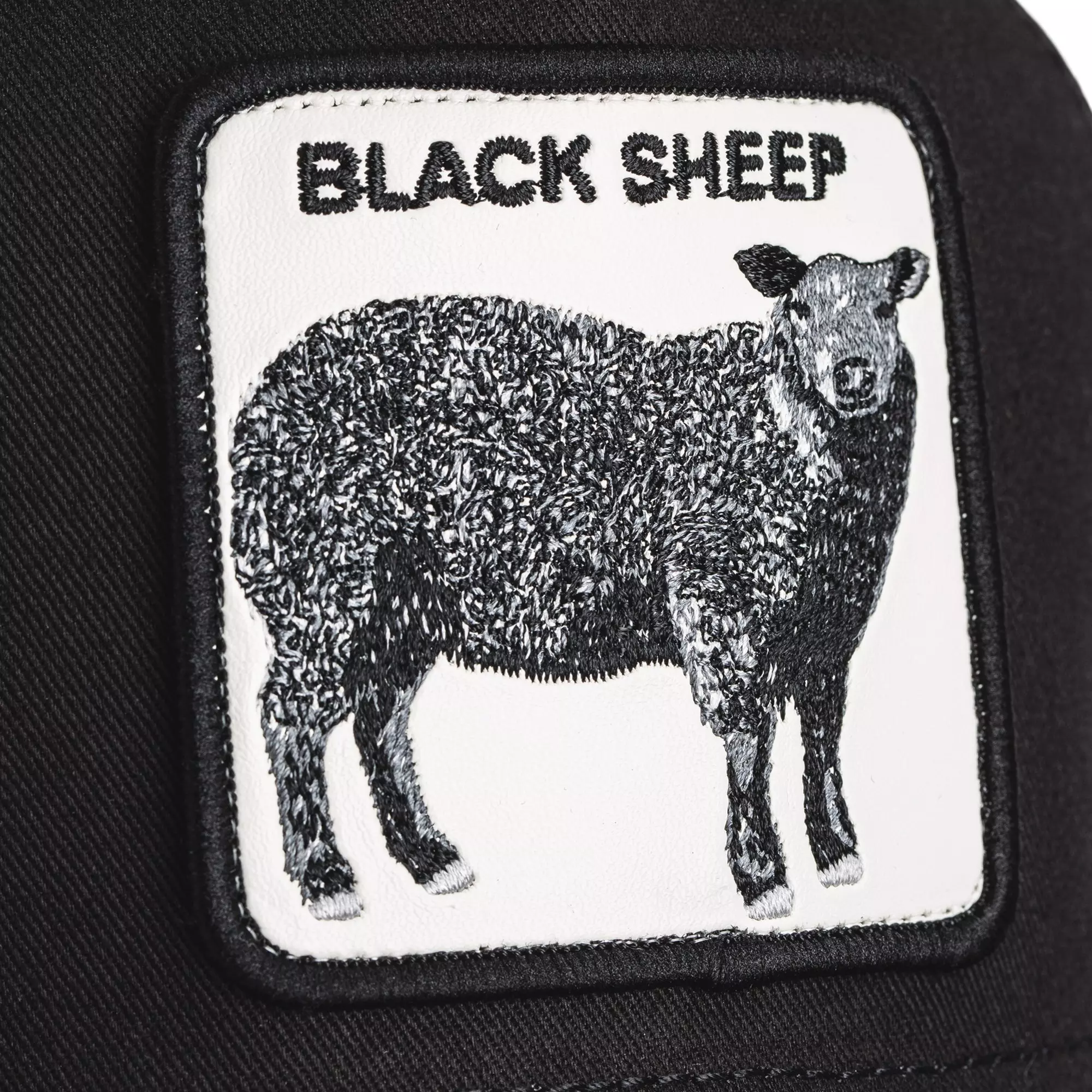 Goorin' Bros Black Sheep Trucker Snapback Hat-Black - BLACK