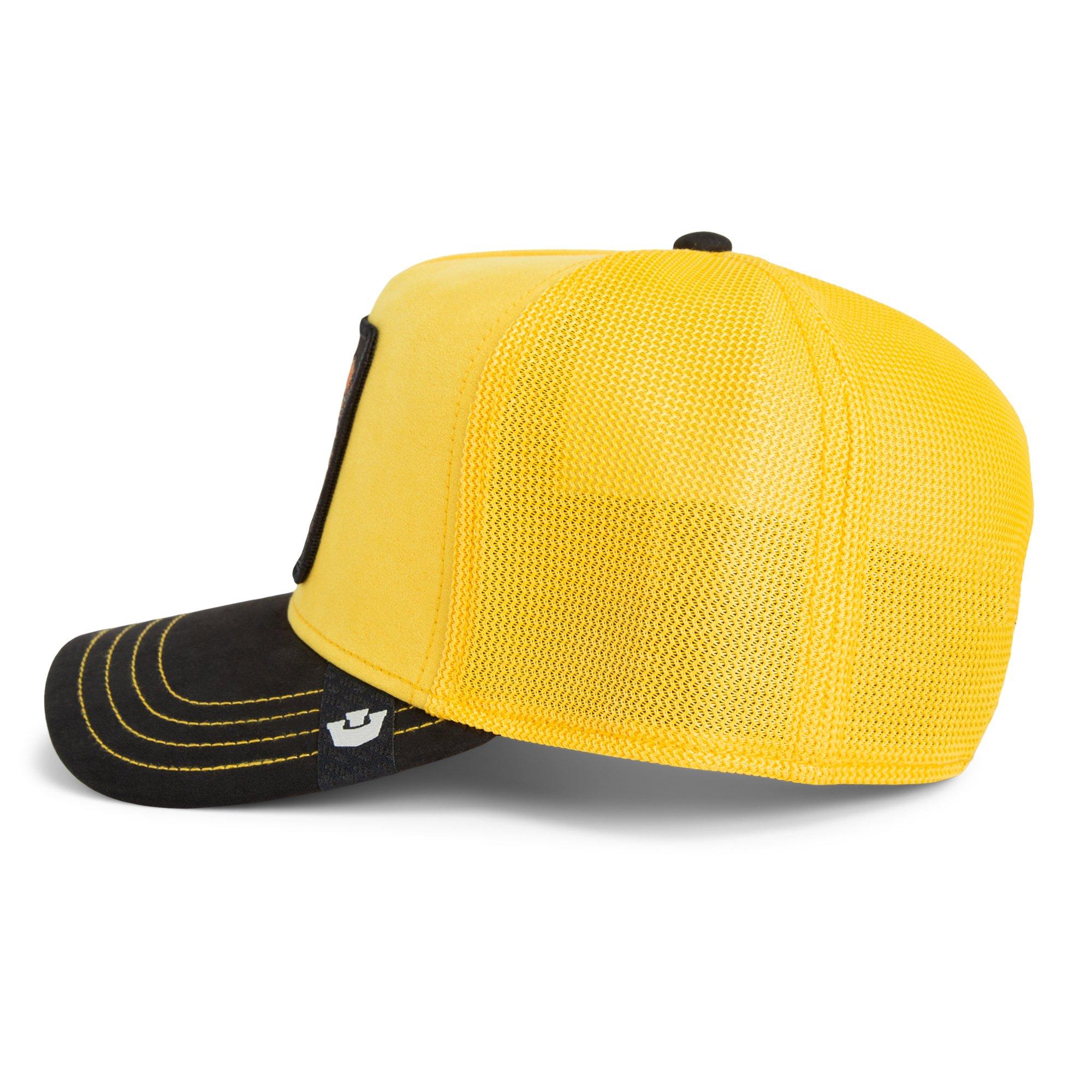 Goorin' Bros Suede Lion Snapback Hat-Black/Yellow - BLACK/YELLOW Thumbnail View 5