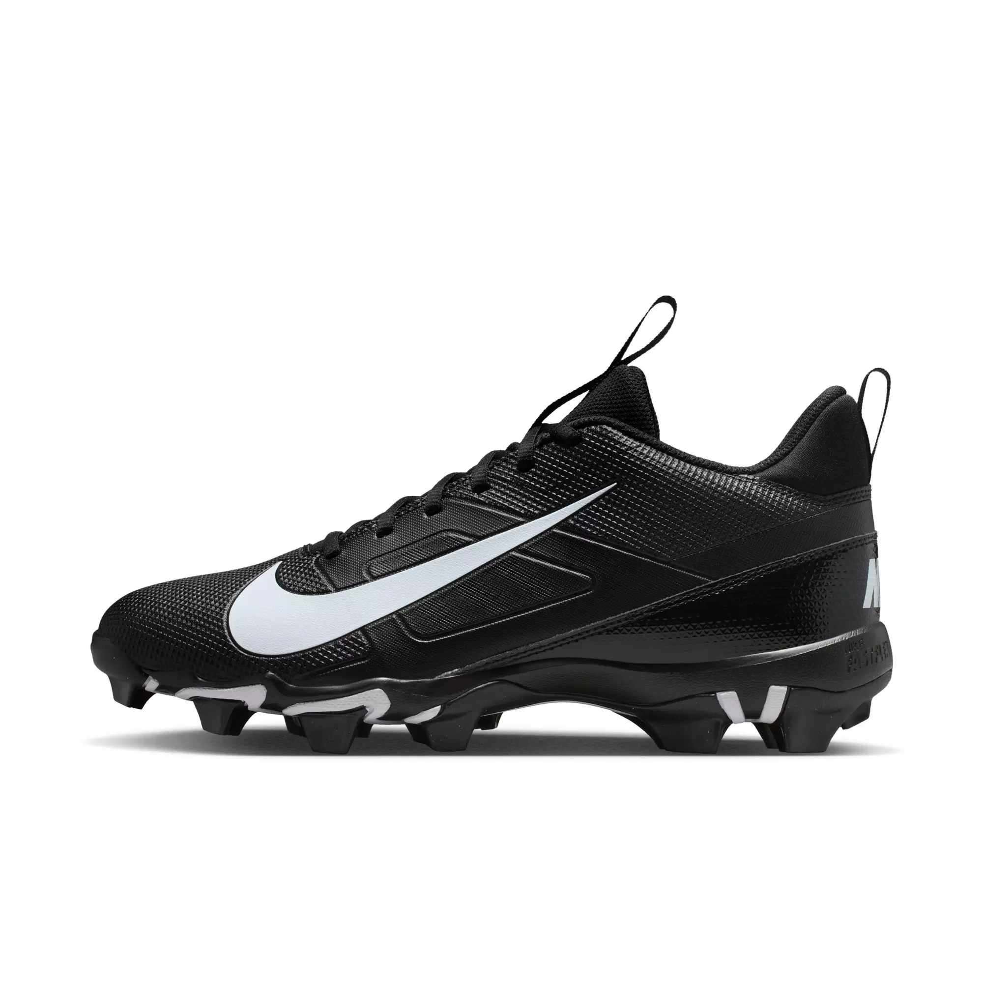 Nike Alpha Menace 4 Shark "Black/White" Men's Football Cleat - BLACK/WHITE