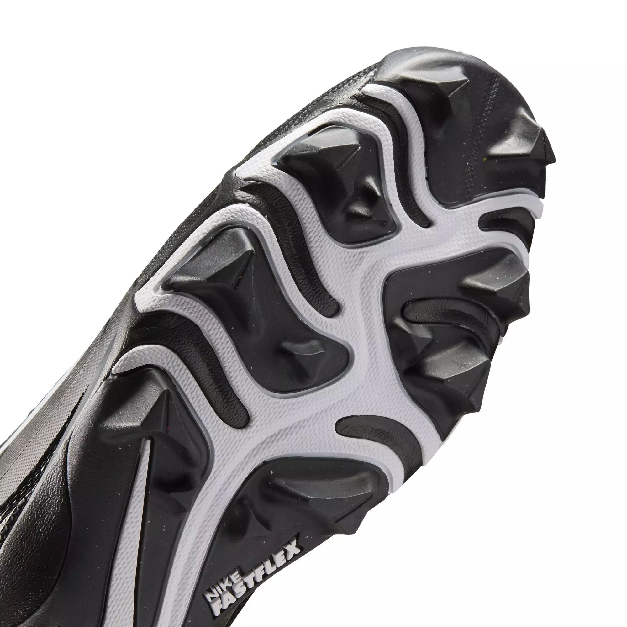 Nike Alpha Menace 4 Shark "Black/White" Men's Football Cleat - BLACK/WHITE