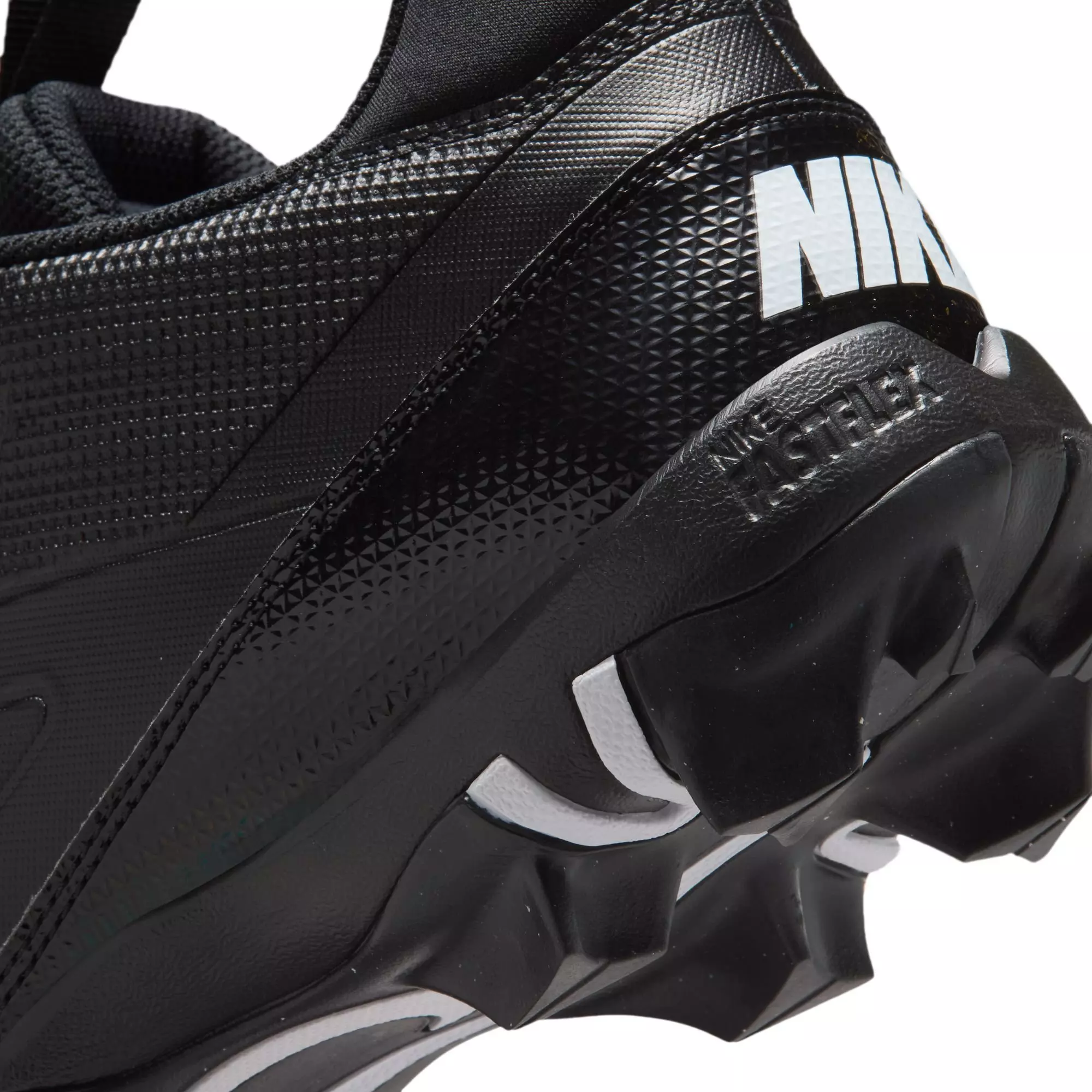 Nike Alpha Menace 4 Shark "Black/White" Men's Football Cleat - BLACK/WHITE