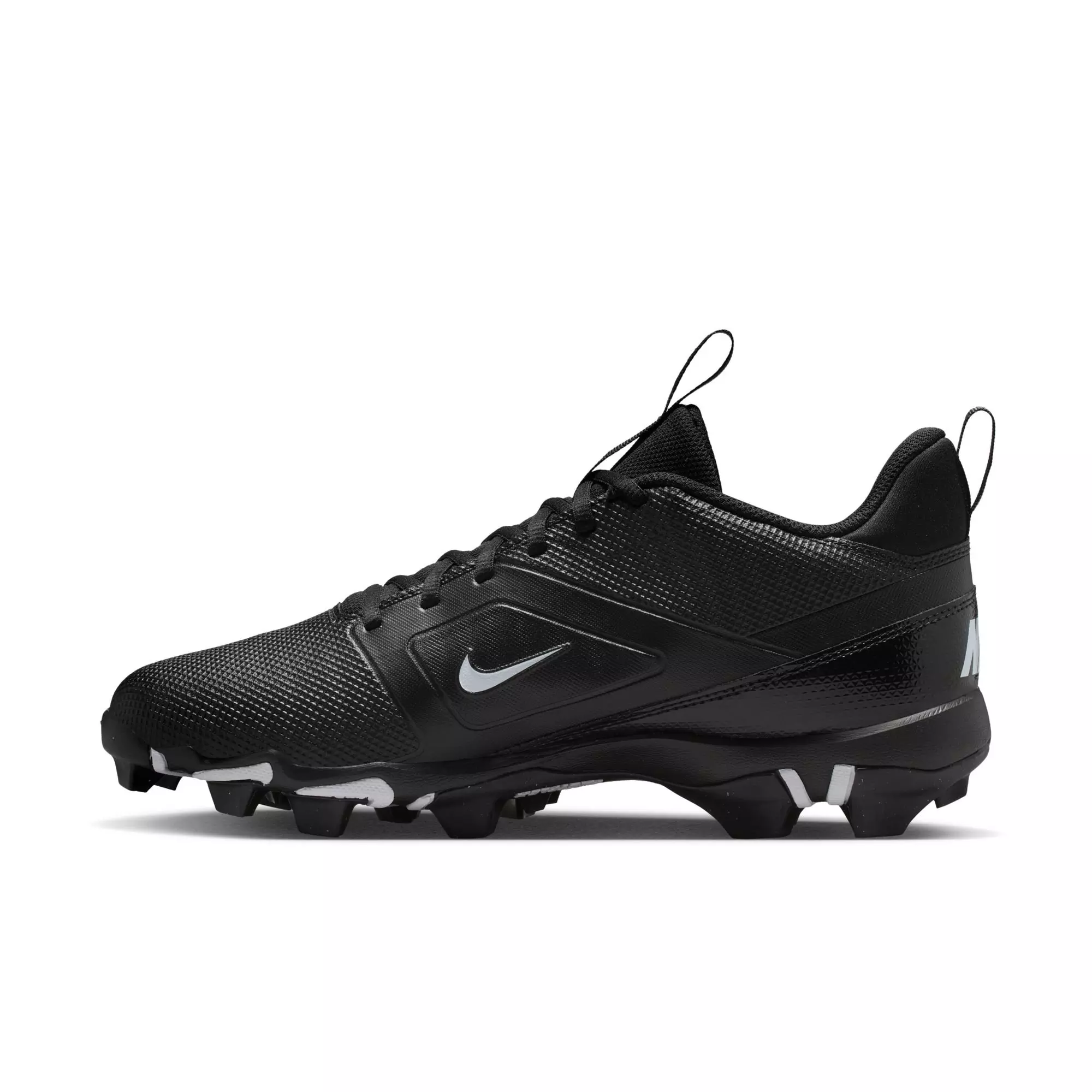 Nike Alpha Menace 4 Shark "Black/White" Men's Football Cleat - BLACK/WHITE