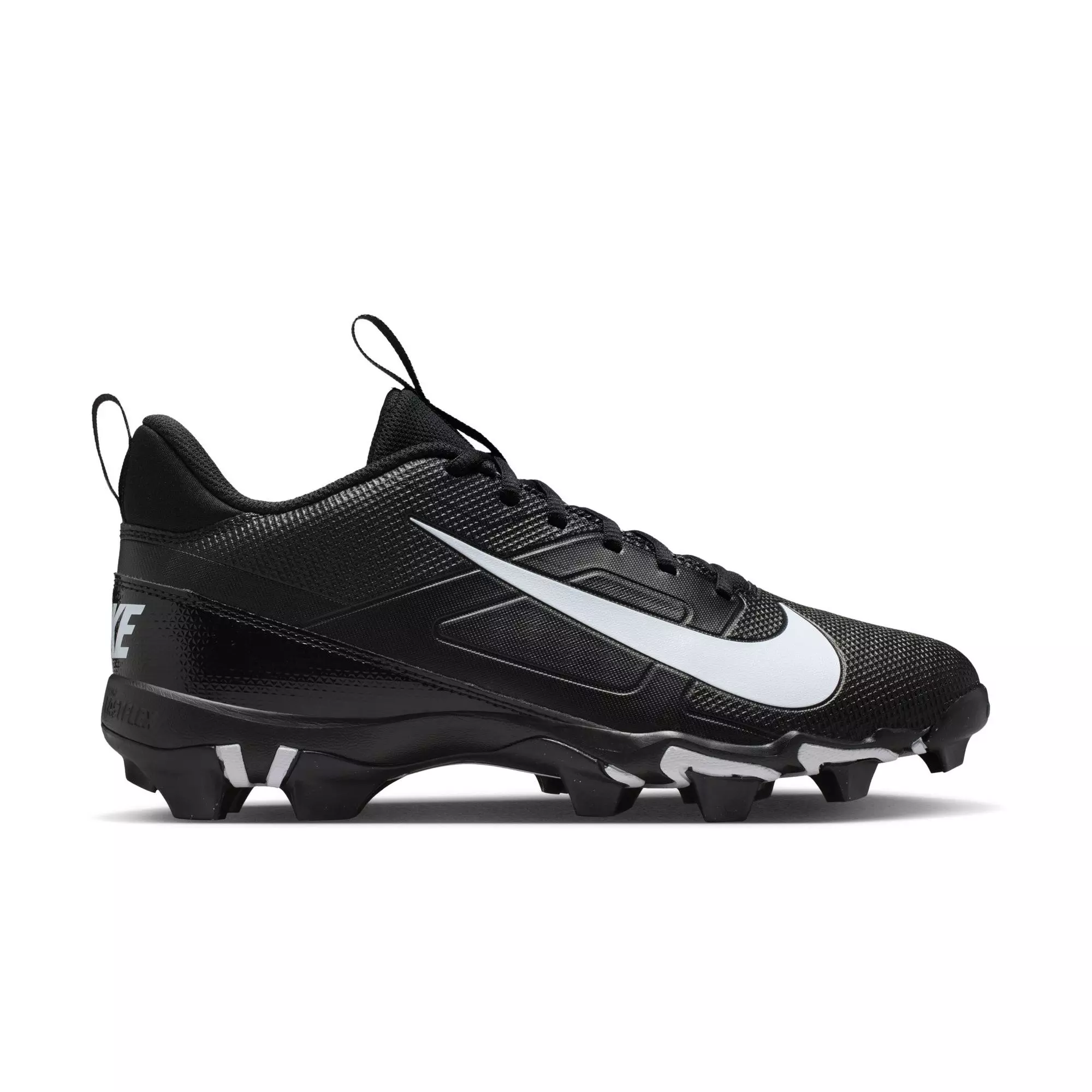 Nike Alpha Menace 4 Shark "Black/White" Men's Football Cleat - BLACK/WHITE