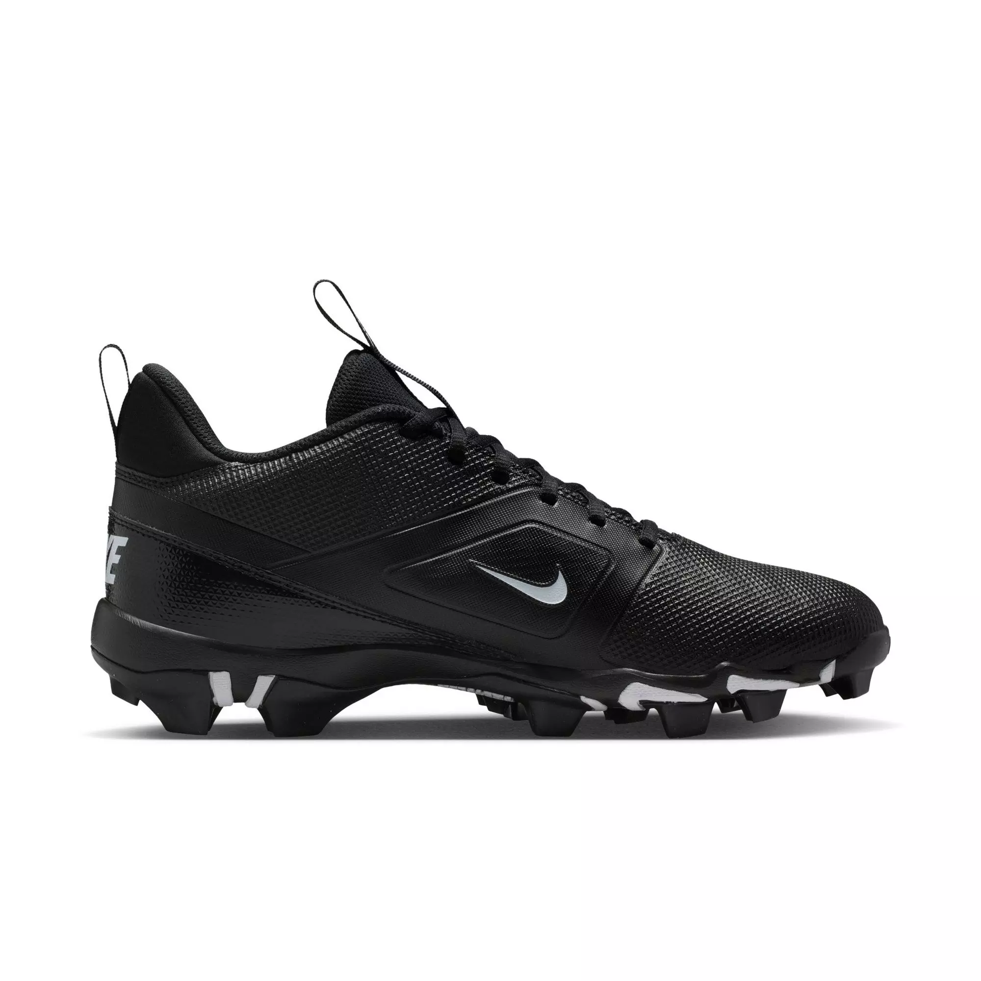 Nike Alpha Menace 4 Shark "Black/White" Men's Football Cleat - BLACK/WHITE