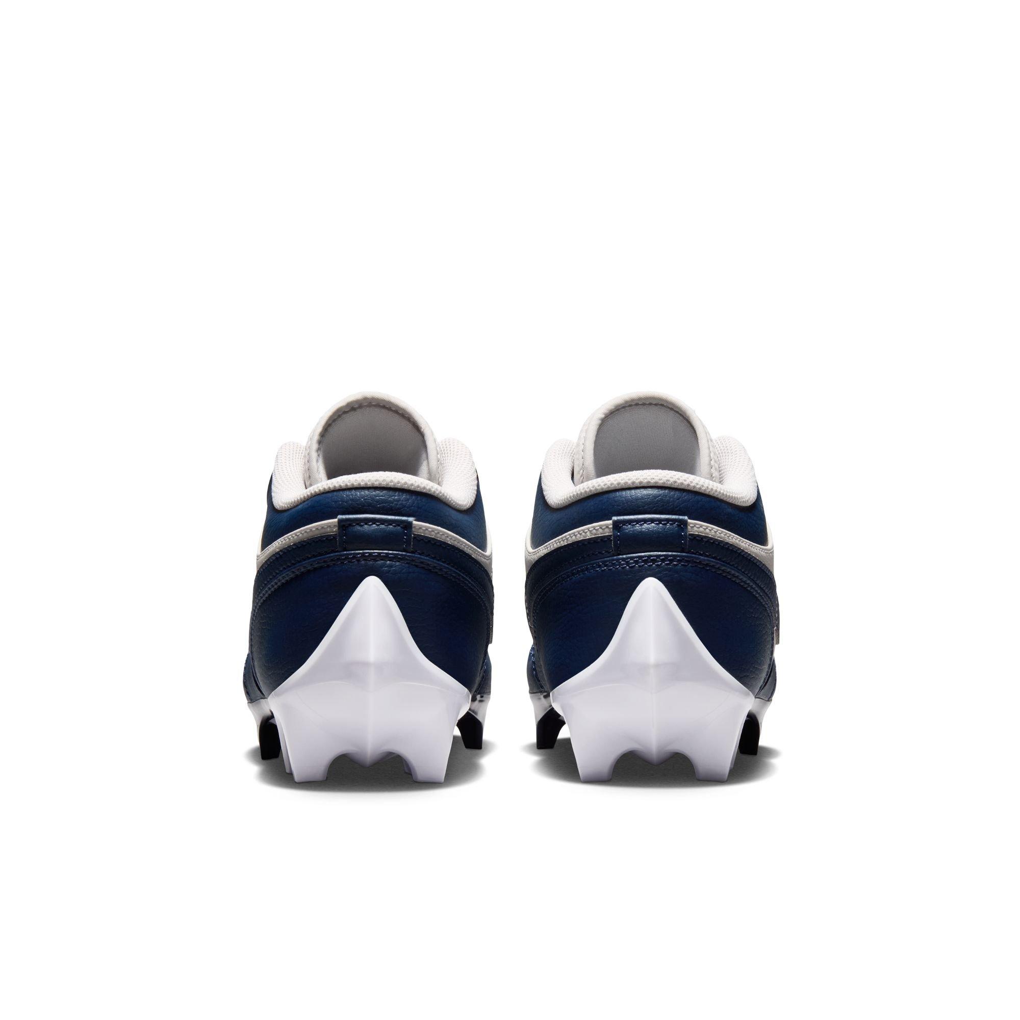 Jordan 1 Low TD "Wolf Grey" Men's Football Cleat - WOLF GREY/COLLEGE NAVY/WHITE Thumbnail View 10