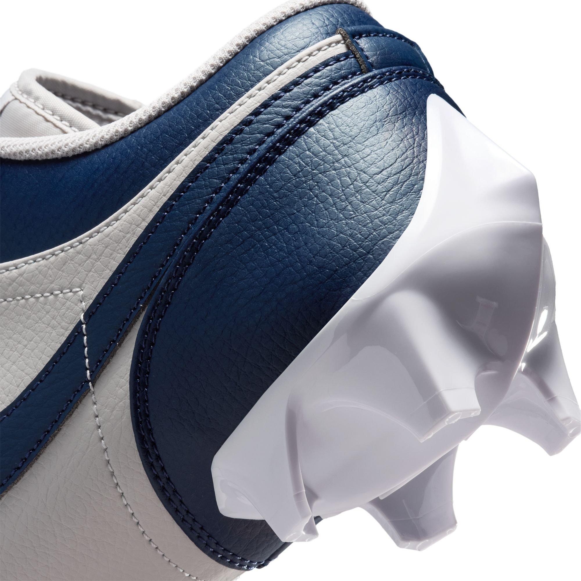 Jordan 1 Low TD "Wolf Grey" Men's Football Cleat - WOLF GREY/COLLEGE NAVY/WHITE Thumbnail View 6