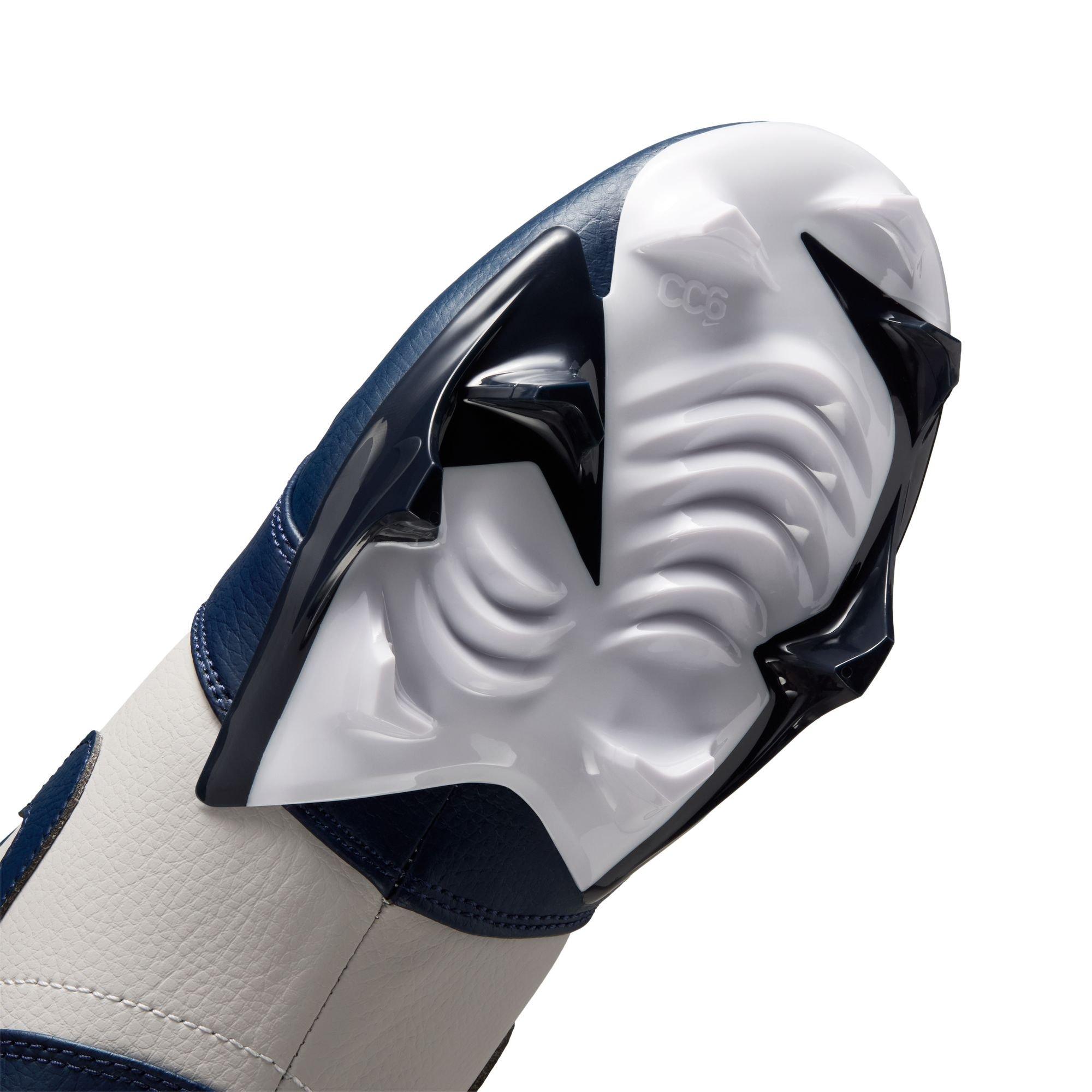 Jordan 1 Low TD "Wolf Grey" Men's Football Cleat - WOLF GREY/COLLEGE NAVY/WHITE Thumbnail View 7