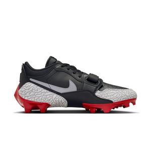 Jordan Legacy 312 Low TD "Black/Cement Grey/White/Varsity Red" Men's Football Cleat