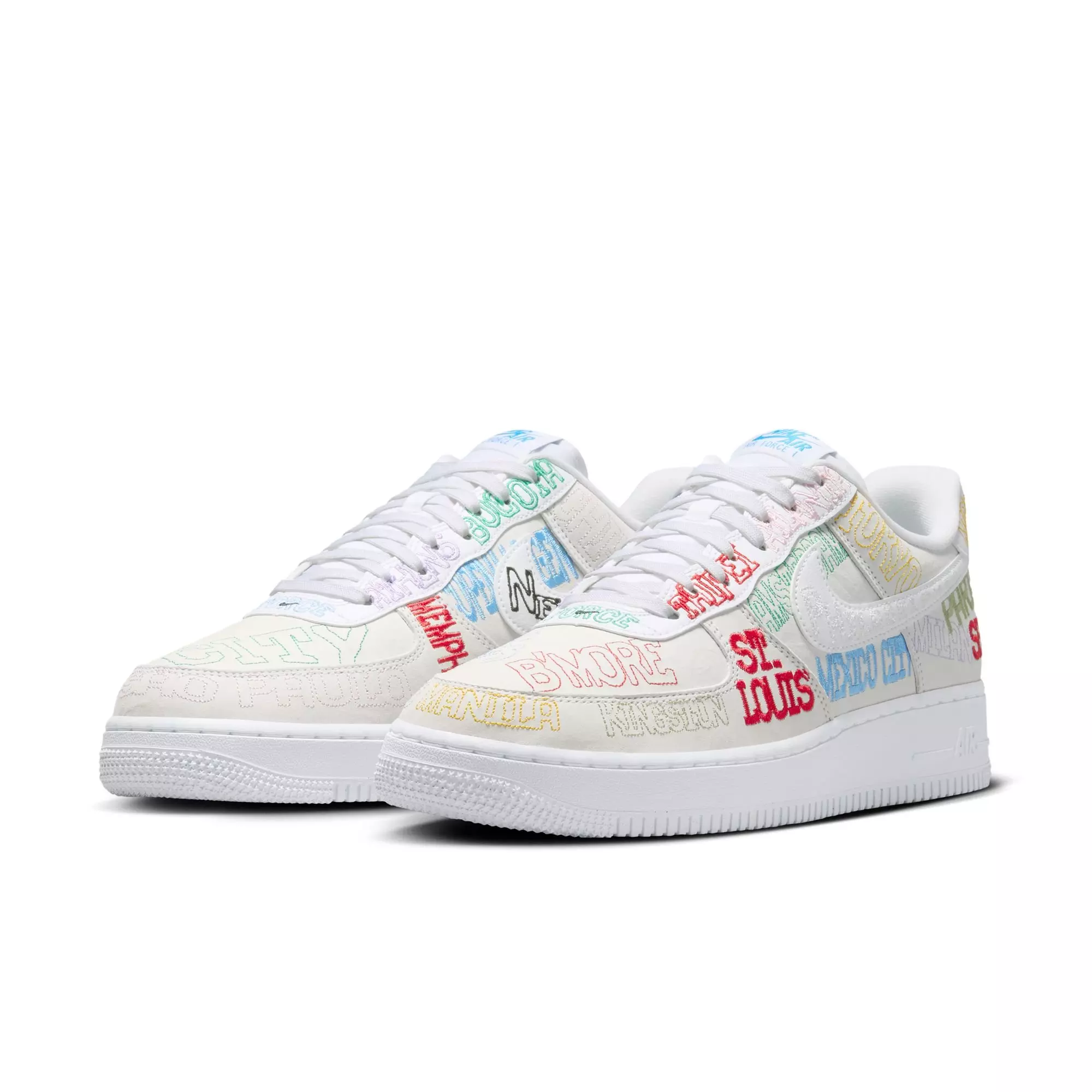 Nike Air Force 1 '07 LV8 "On Tour" Men's Shoe - WHITE/MULTI
