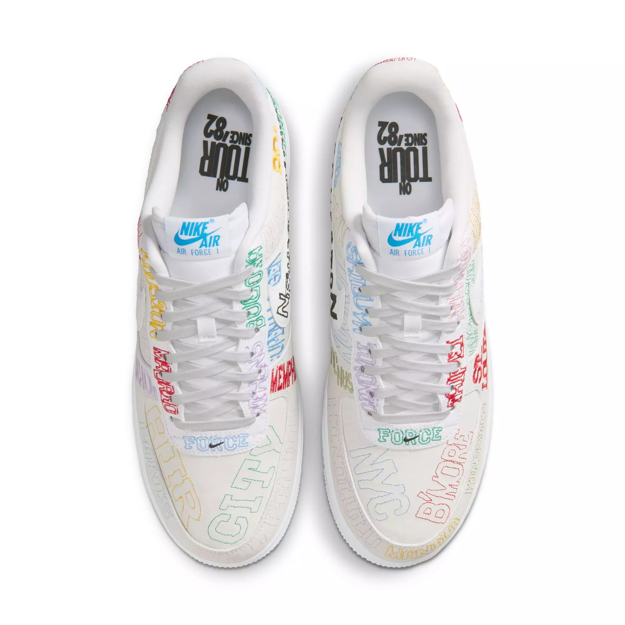 Nike Air Force 1 '07 LV8 "On Tour" Men's Shoe - WHITE/MULTI