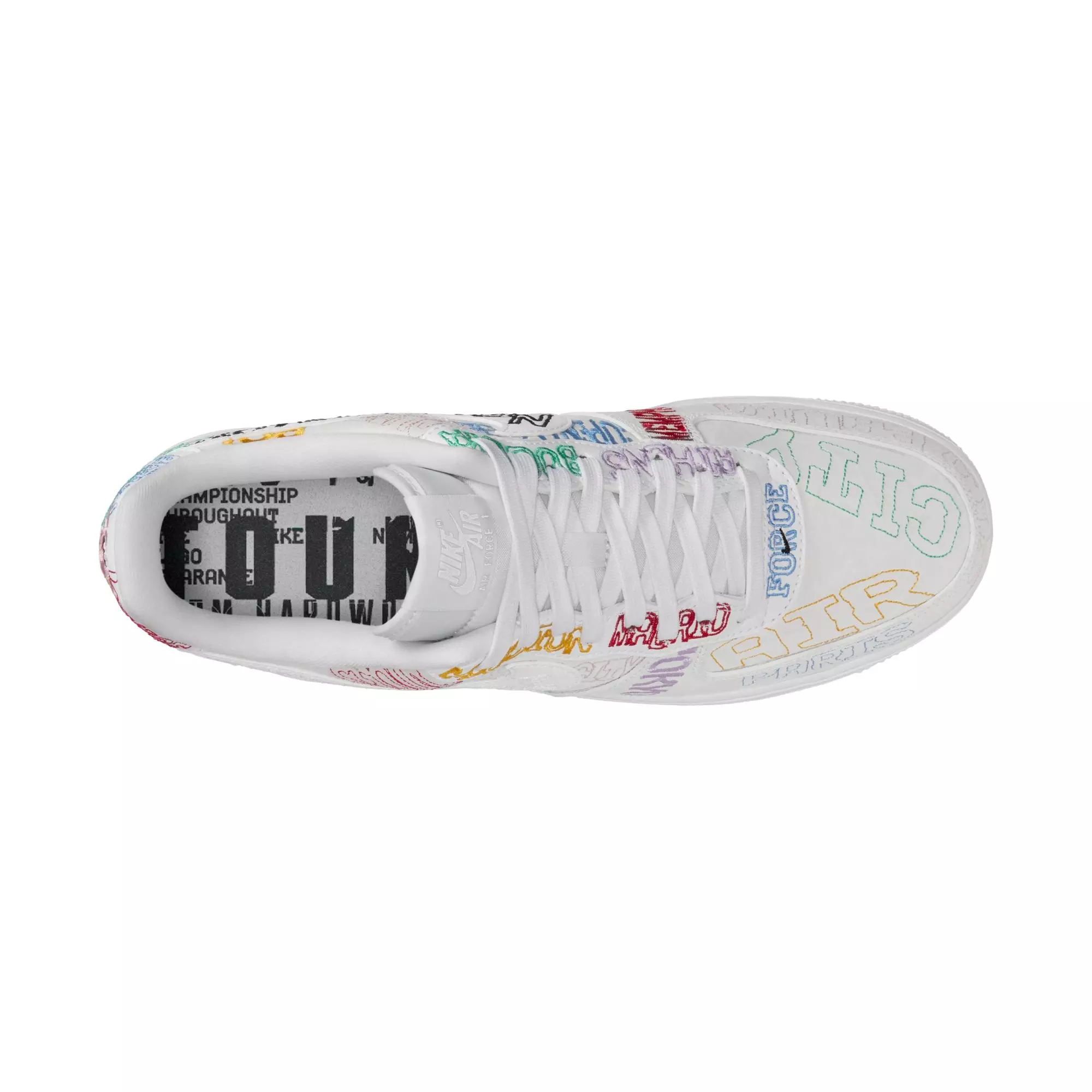 Nike Air Force 1 '07 LV8 "On Tour" Men's Shoe - WHITE/MULTI