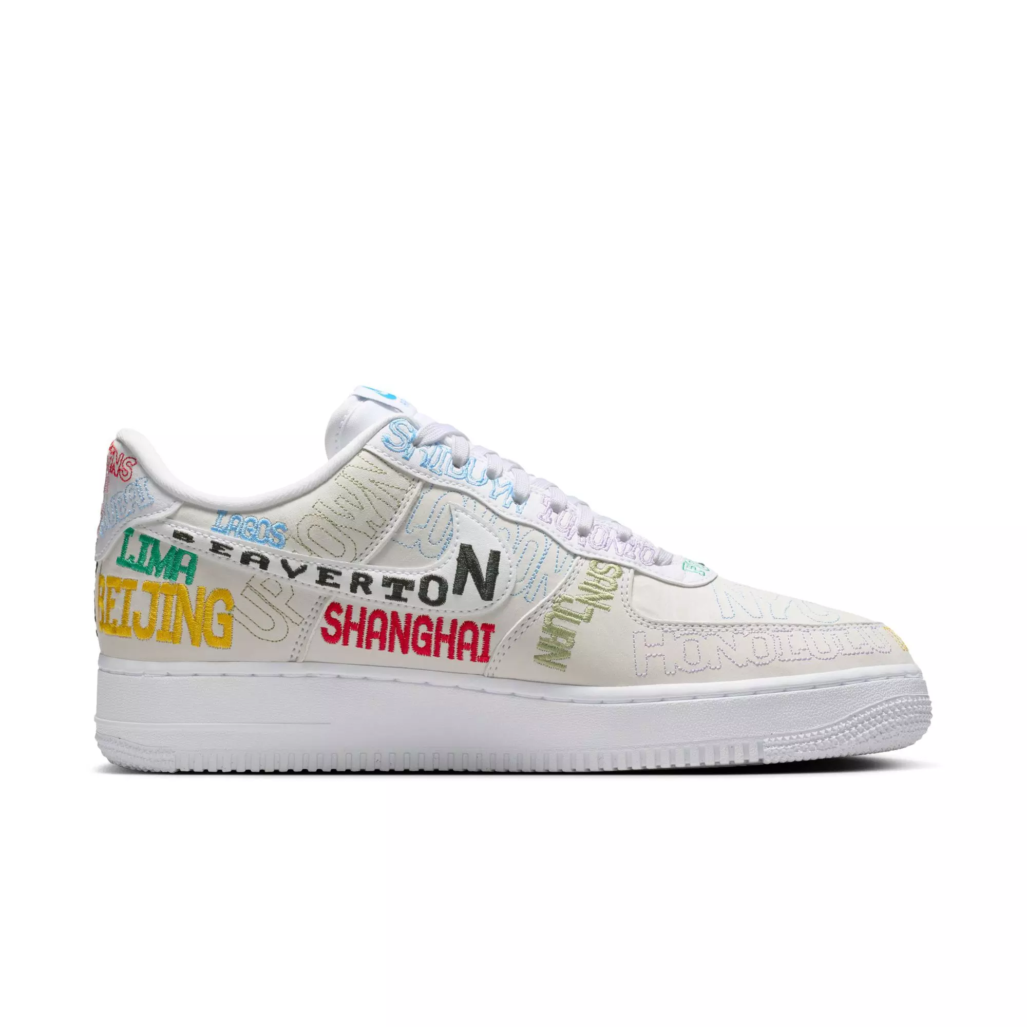 Nike Air Force 1 '07 LV8 "On Tour" Men's Shoe - WHITE/MULTI