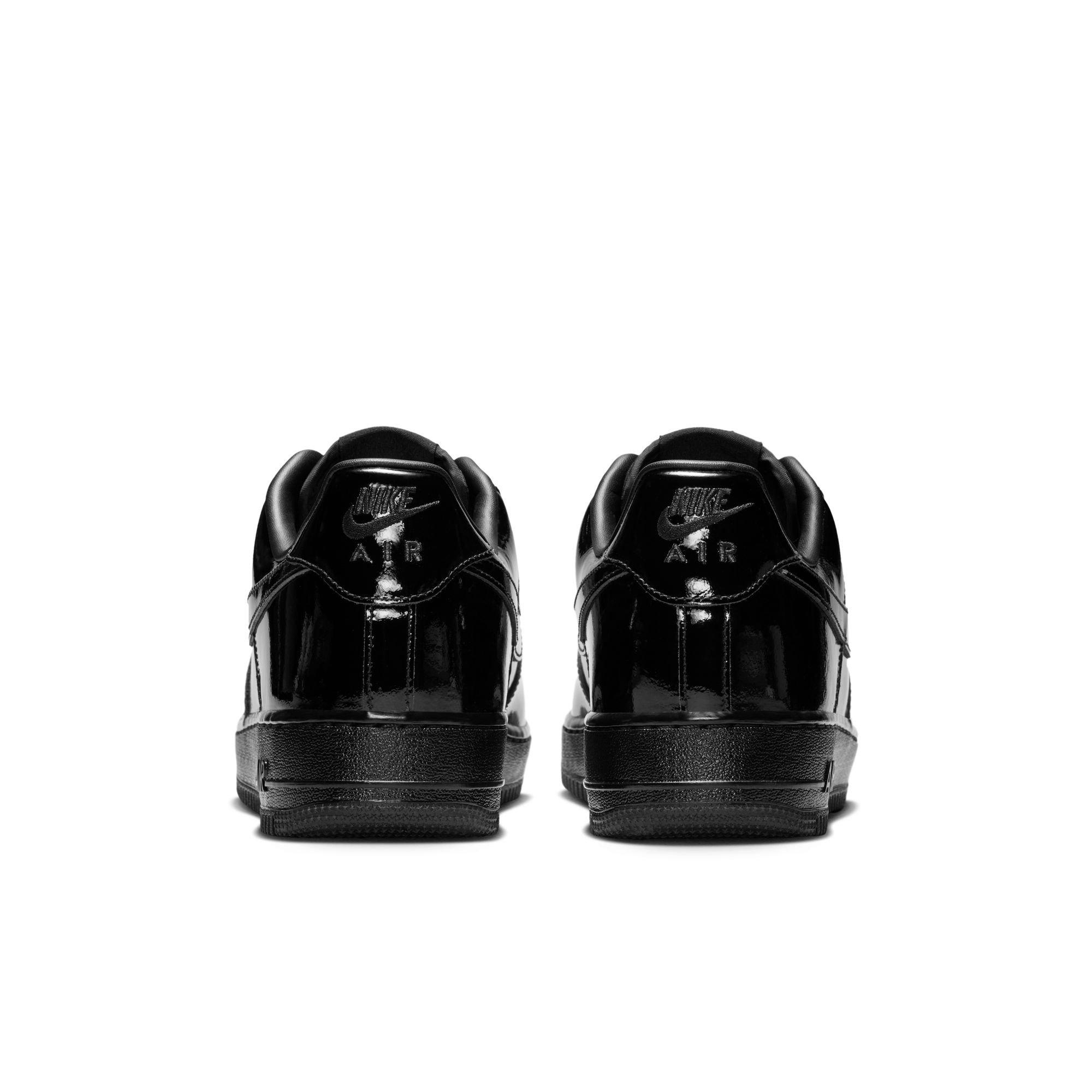 Nike Air Force 1 '07 Premium "Black" Patent Men's Shoe - BLACK Thumbnail View 7
