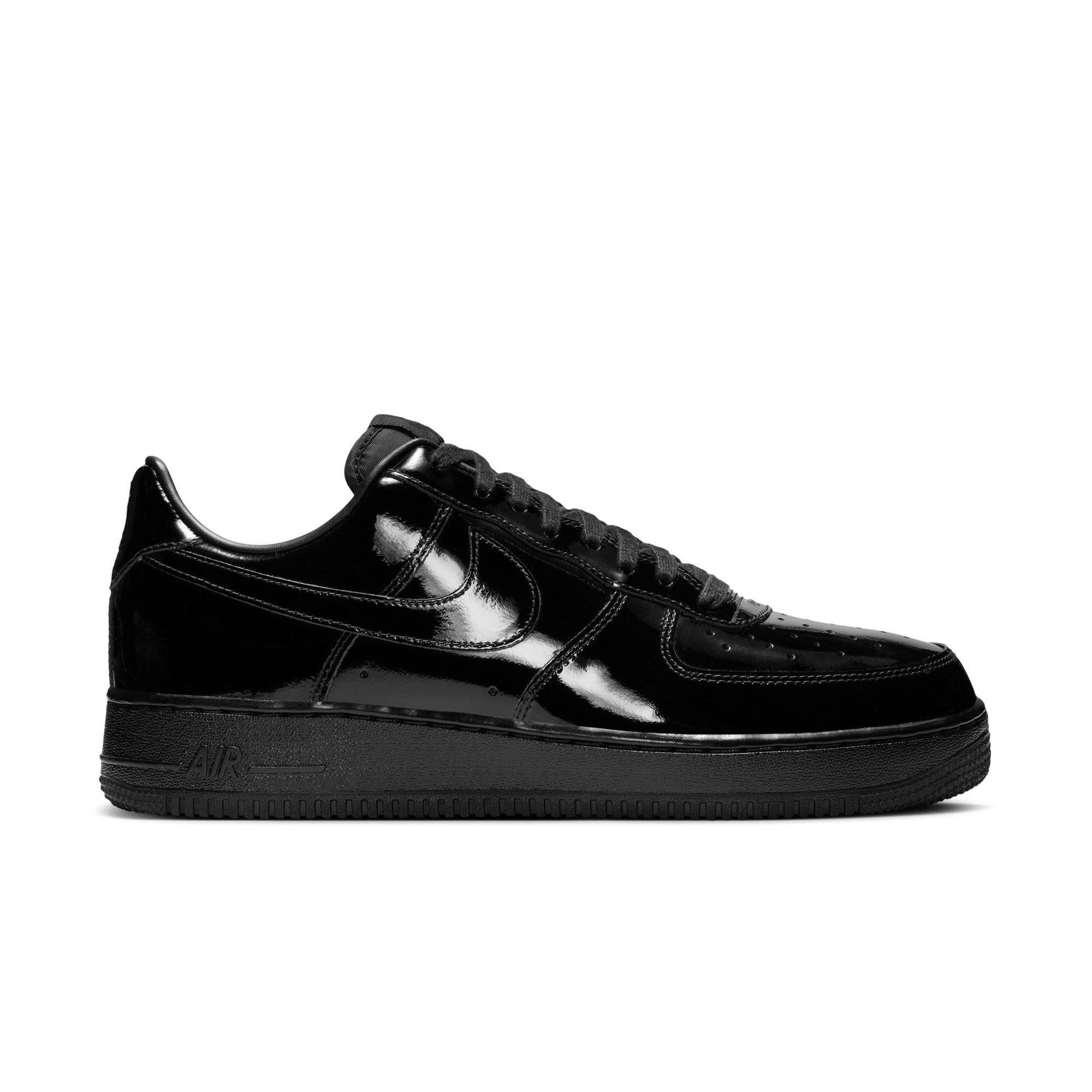 Nike Air Force 1 '07 Premium "Black" Patent Men's Shoe - BLACK Thumbnail View 1