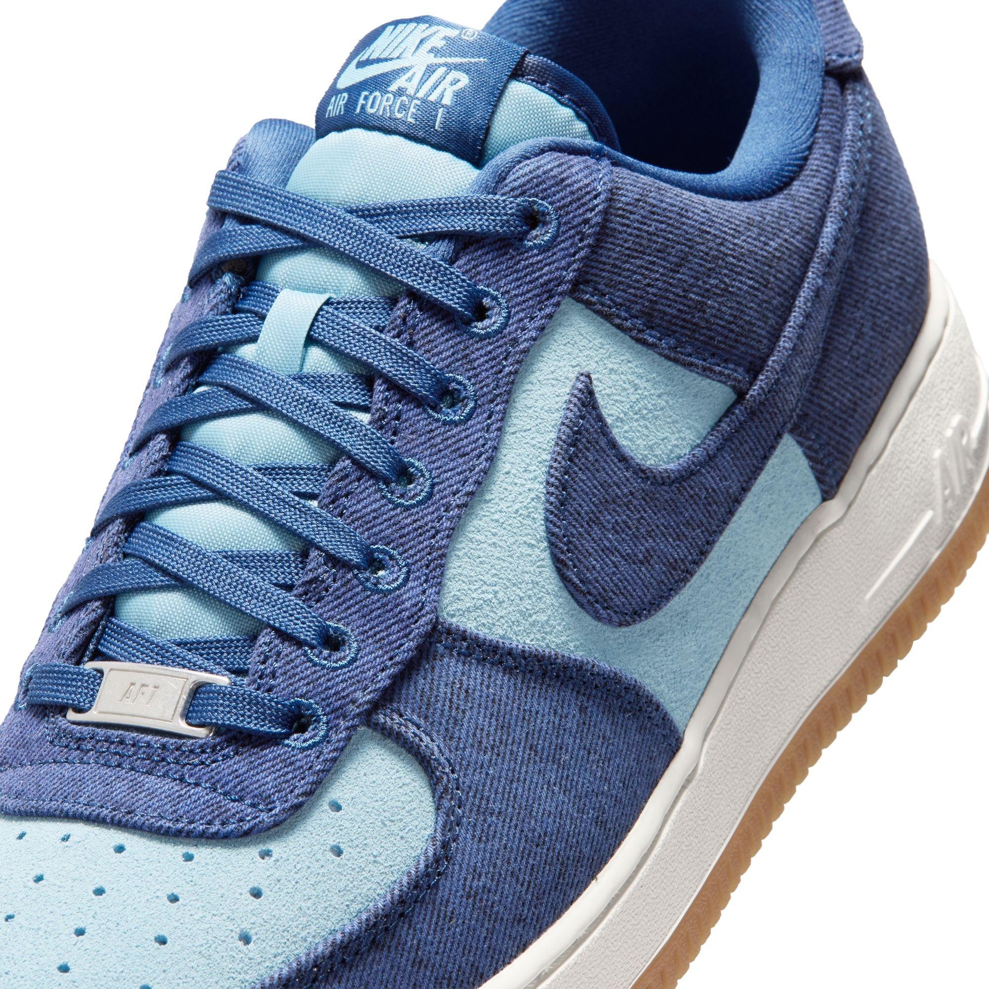 Nike Air Force 1 '07 LV8 "Navy/Worn Blue/Summit White" Men's Shoe - DENIM Thumbnail View 10