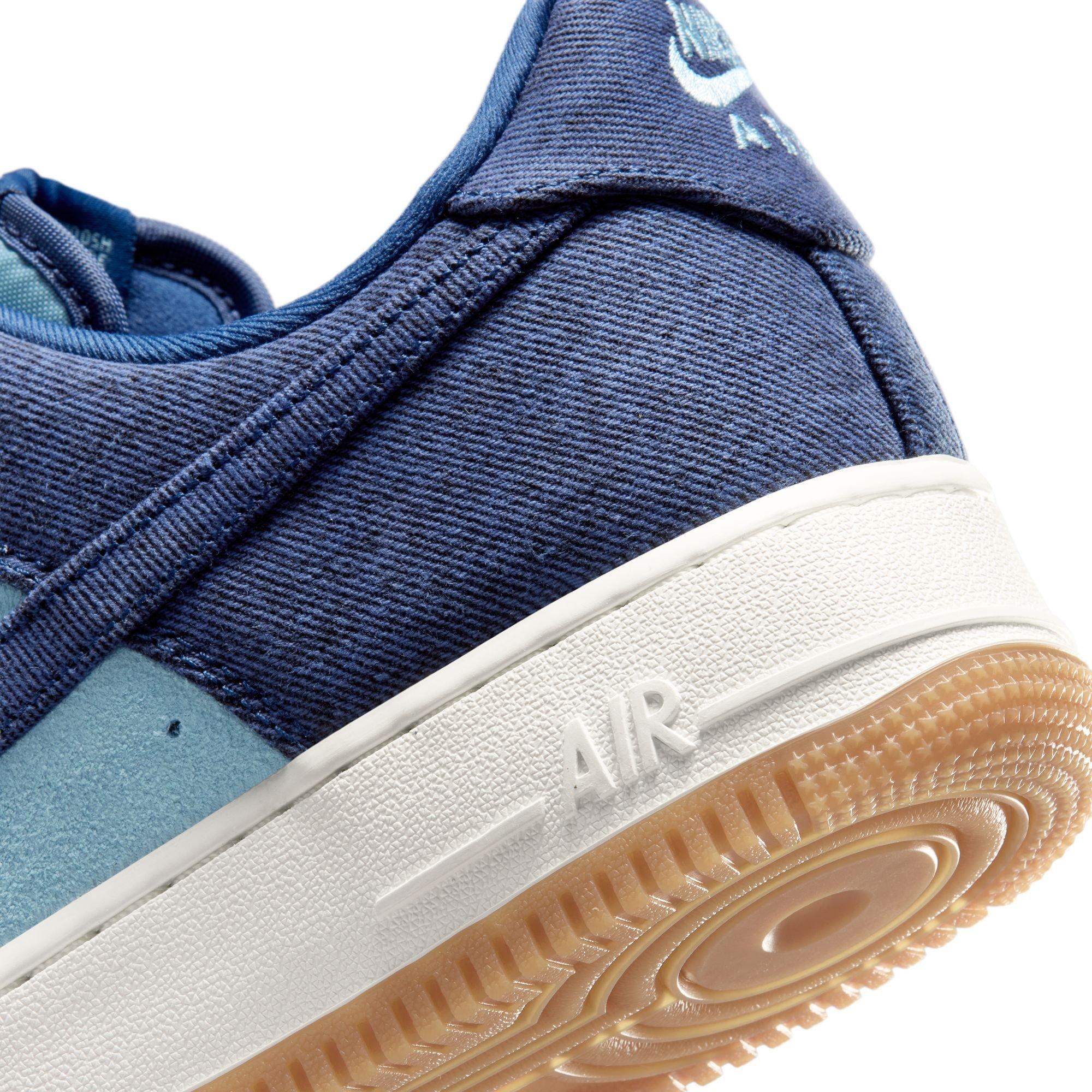 Nike Air Force 1 '07 LV8 "Navy/Worn Blue/Summit White" Men's Shoe - DENIM Thumbnail View 11