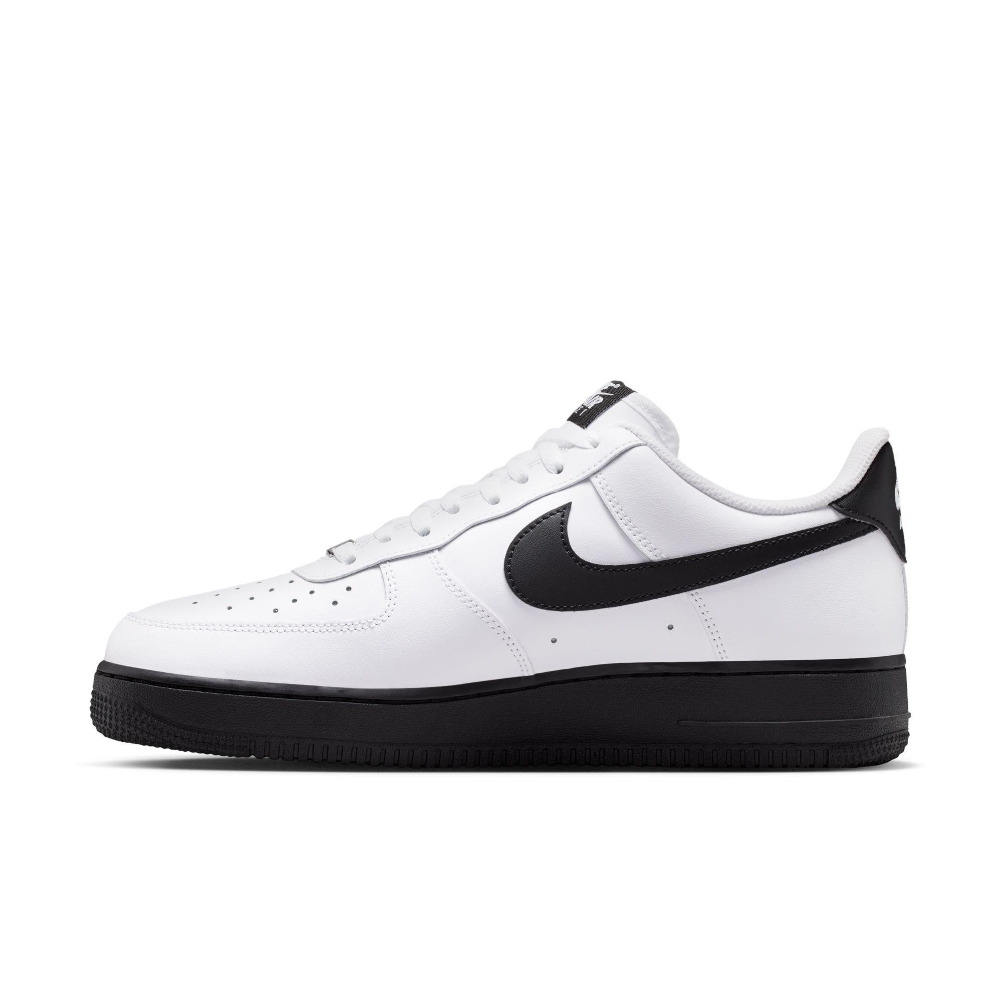Nike Air Force 1 '07 "White/Black" Men's Shoe - WHITE/BLACK Thumbnail View 4