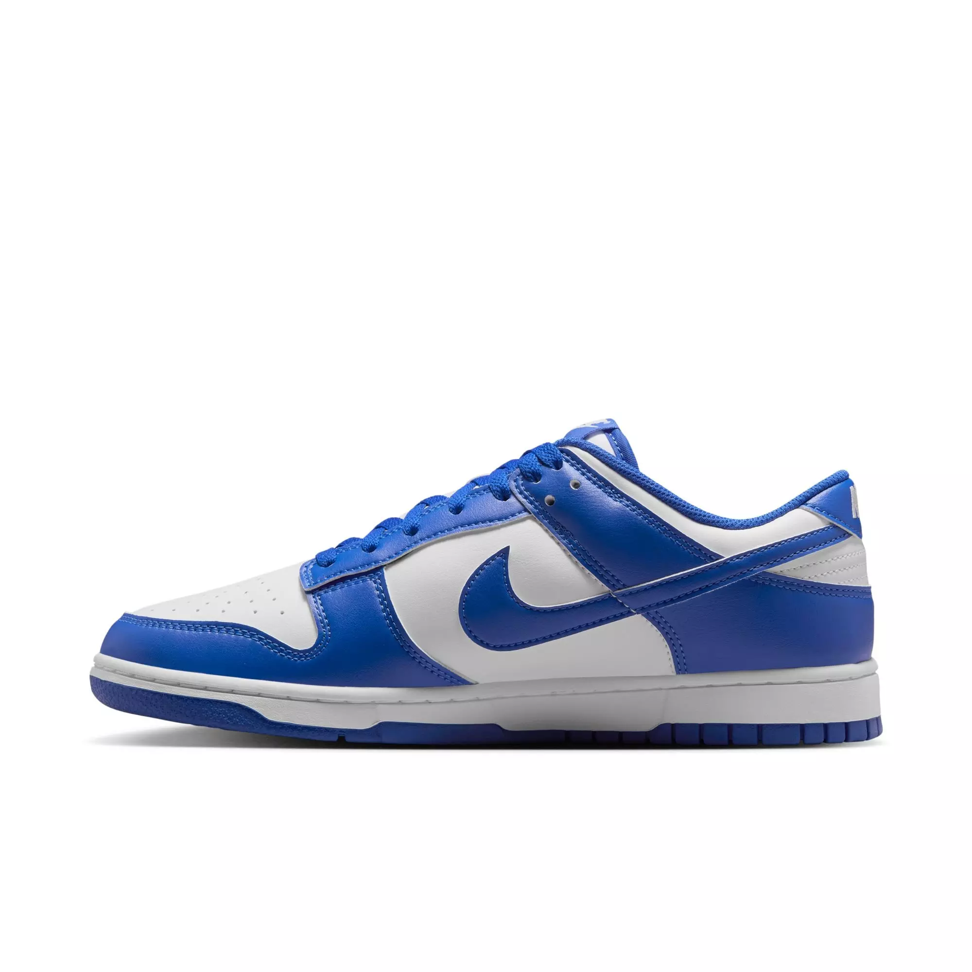 Nike Dunk Low Retro "White/Hyper Royal" Men's Shoe - BLUE/WHITE