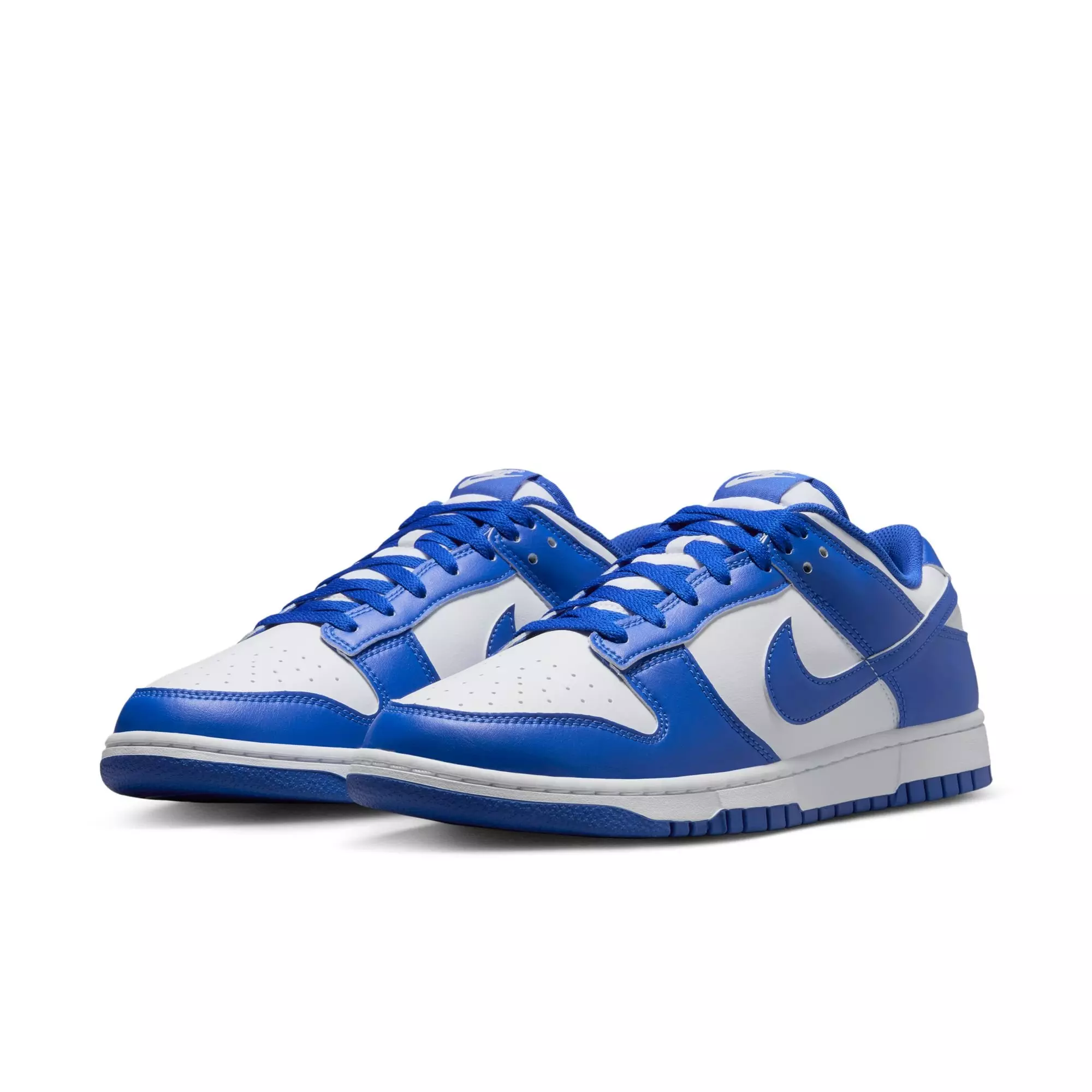 Nike Dunk Low Retro "White/Hyper Royal" Men's Shoe - BLUE/WHITE