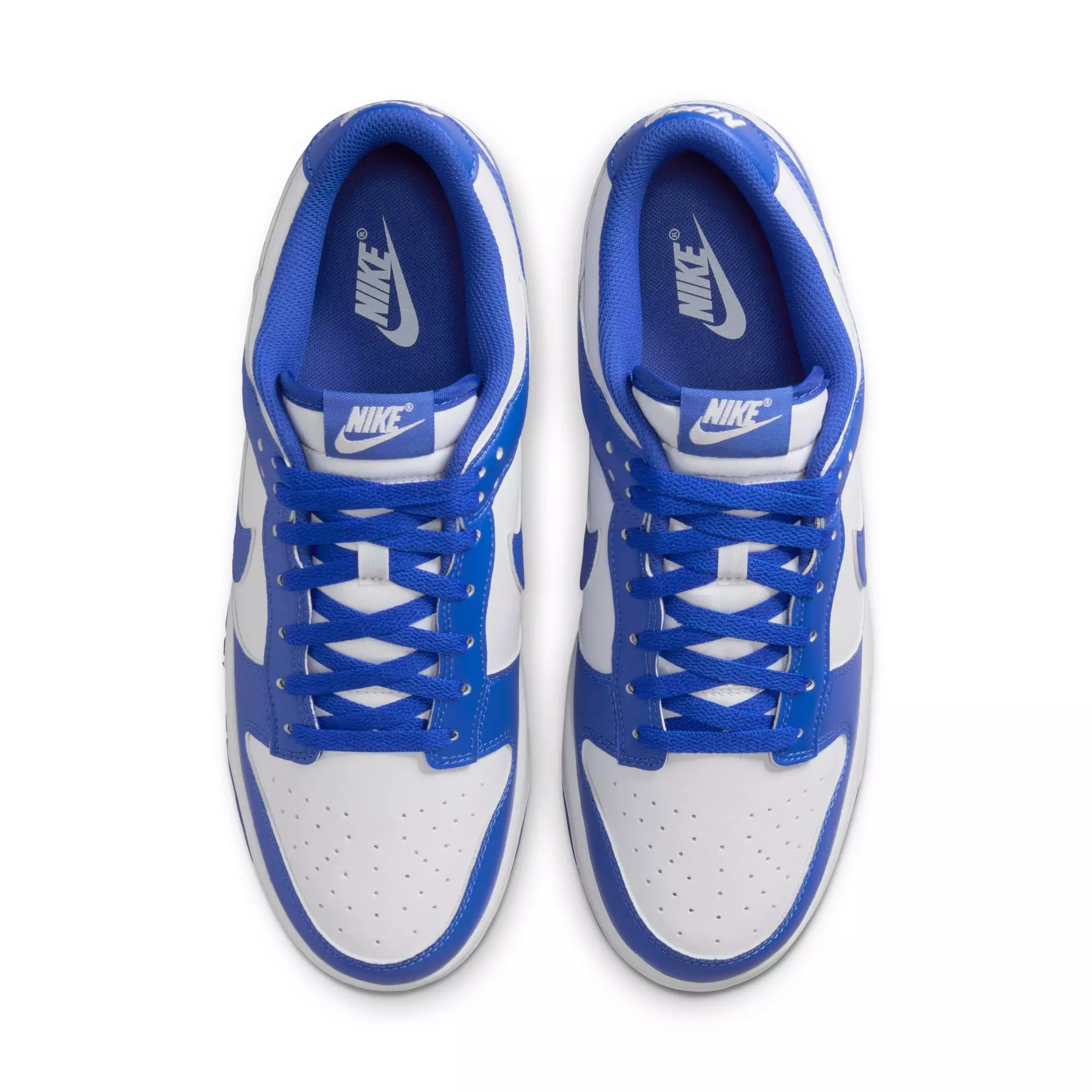 Nike Dunk Low Retro "White/Hyper Royal" Men's Shoe - BLUE/WHITE