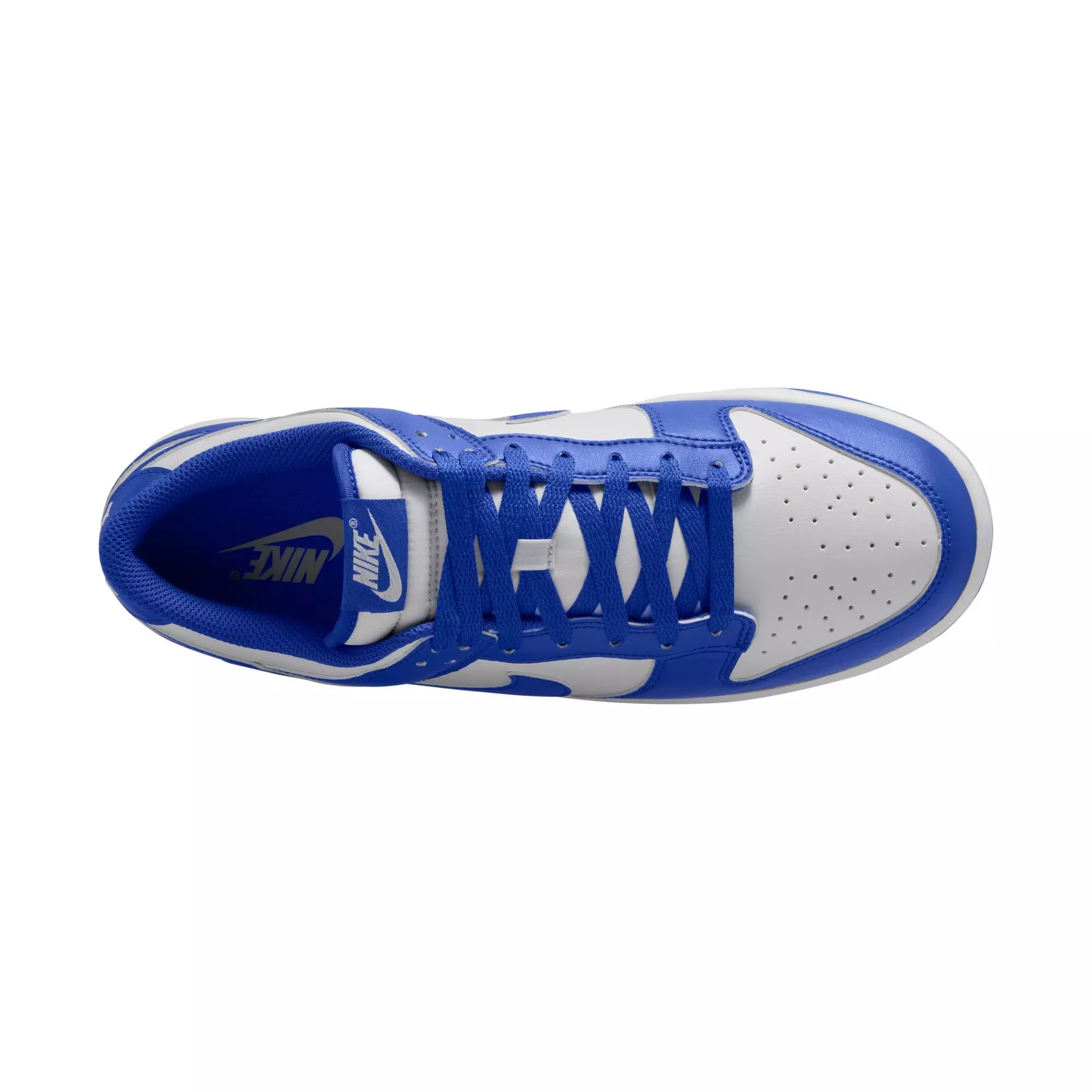 Nike Dunk Low Retro "White/Hyper Royal" Men's Shoe - BLUE/WHITE