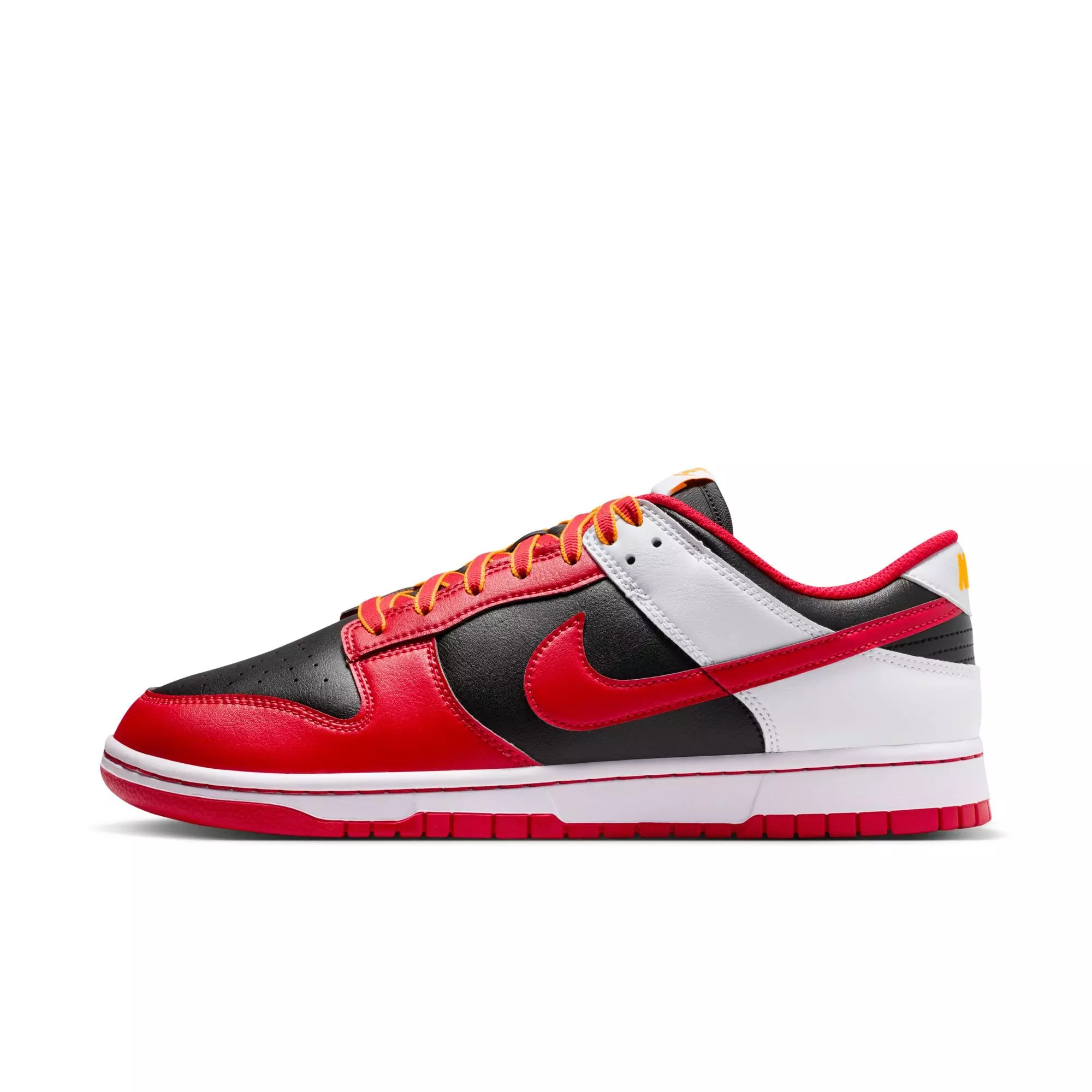 Nike Dunk Low Retro "Black/University Red/White" Men's Shoe - RED/BLACK