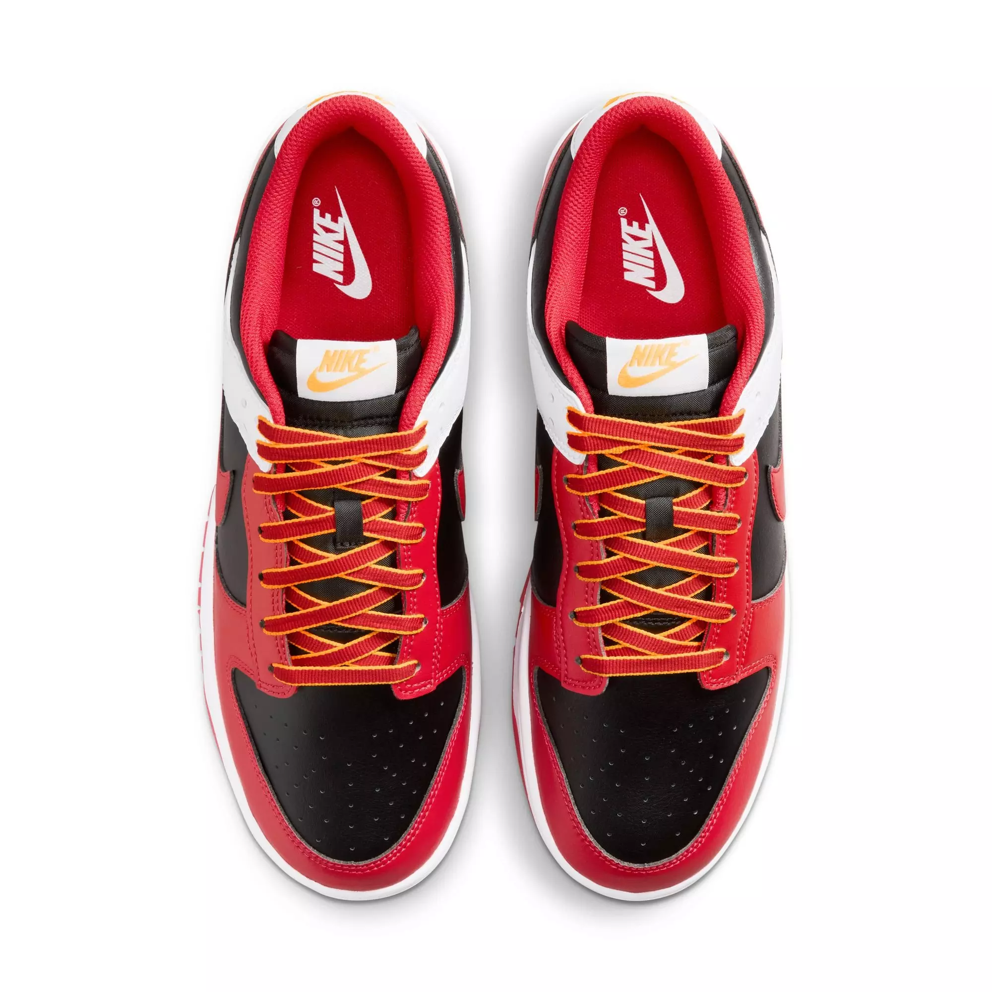 Nike Dunk Low Retro "Black/University Red/White" Men's Shoe - RED/BLACK