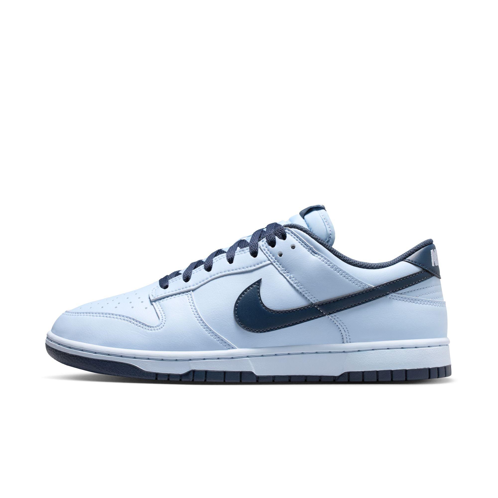 Nike Dunk Low Retro "Hydrogen Blue/Thunder Blue" Men's Shoe - BLUE Thumbnail View 3