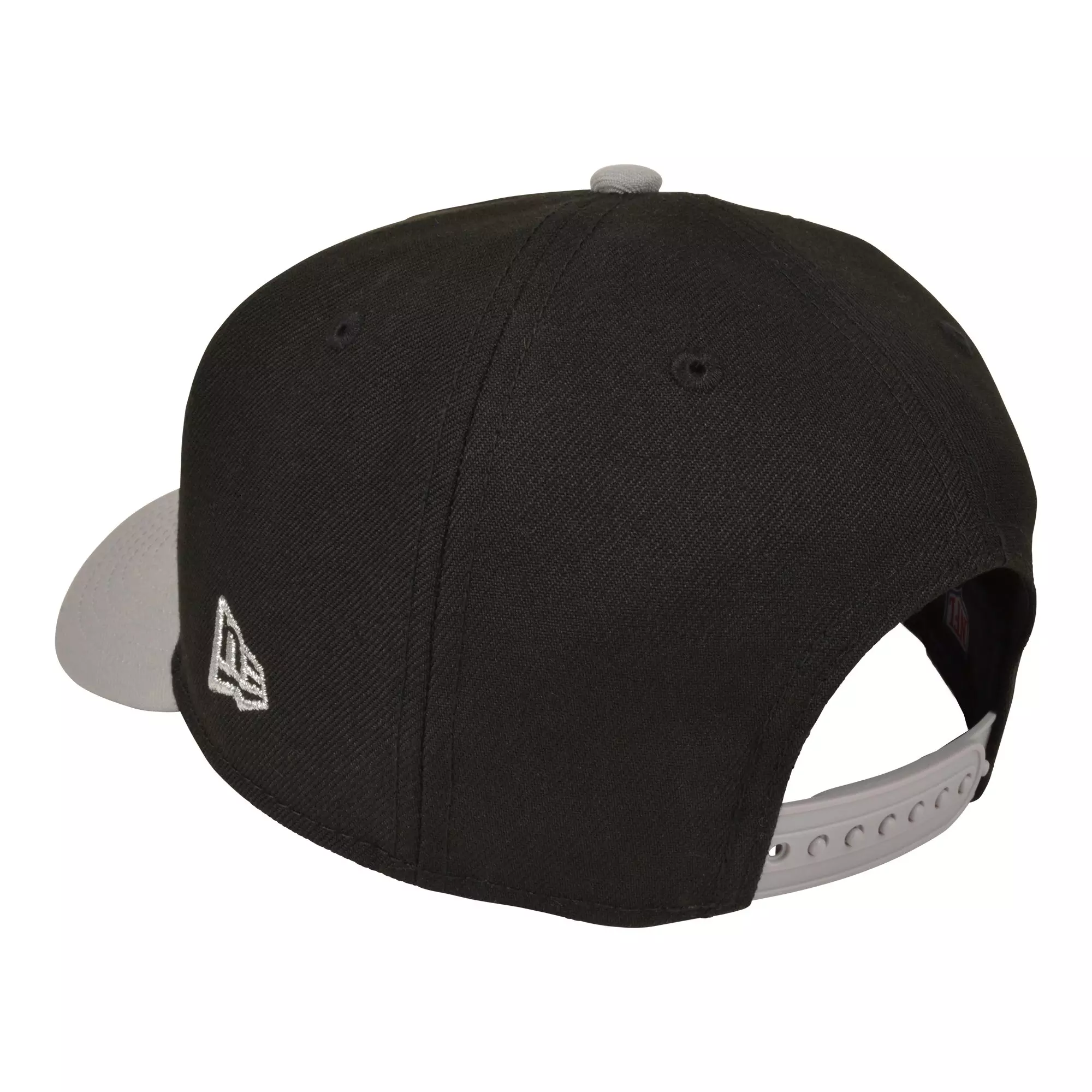New Era Las Vegas Raiders 9FORTY A-Frame Cherry Blossom Snapback Hat - Black/Grey - BLACK/GREY