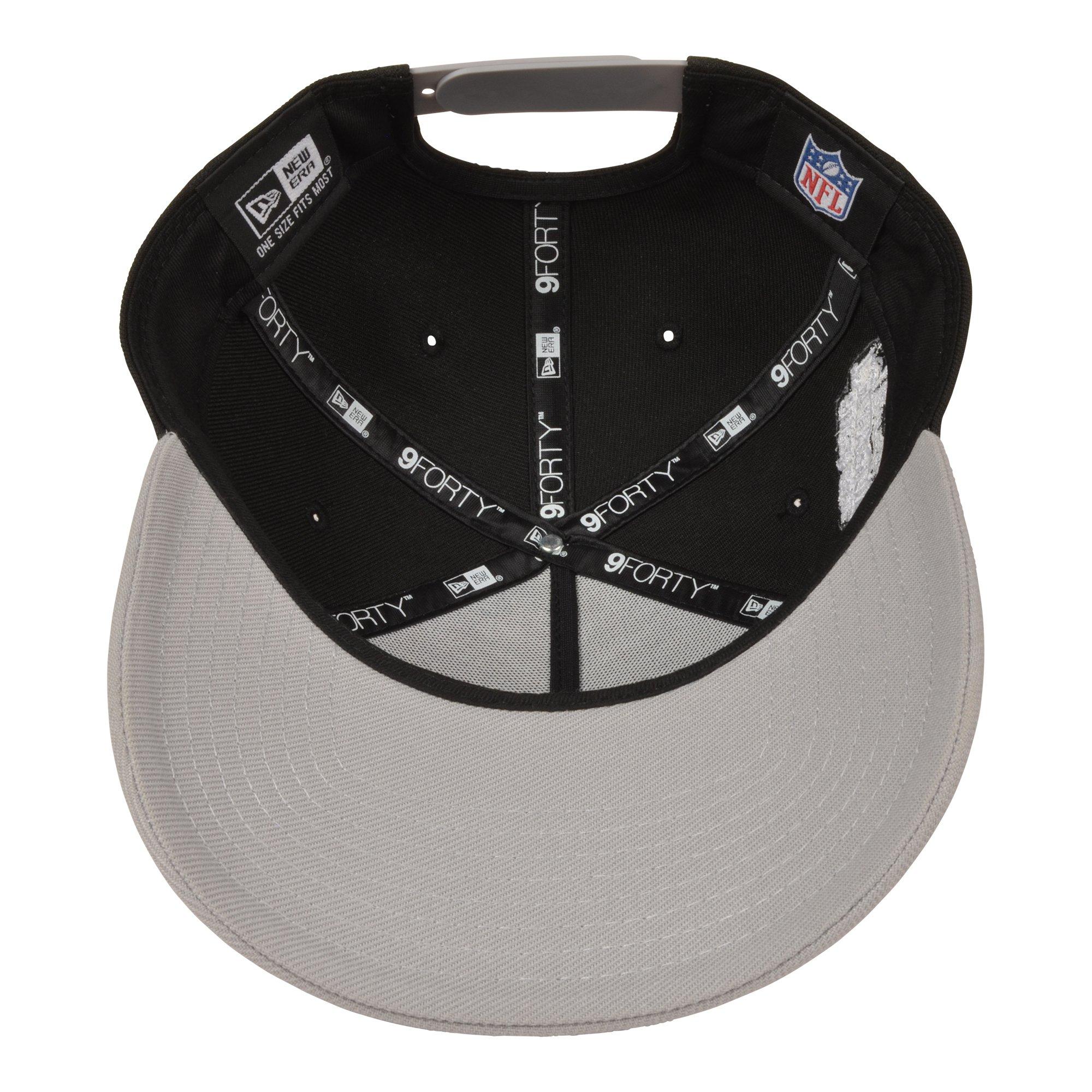 New Era Las Vegas Raiders 9FORTY A-Frame Cherry Blossom Black/Grey Snapback Hat